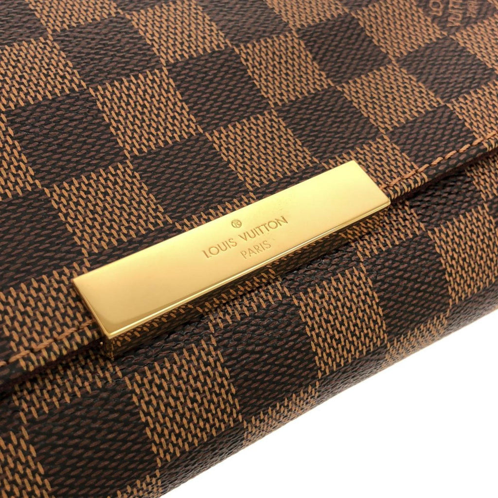 Louis Vuitton Damier Canvas Ebene Coated Canvas Shoulder Bag