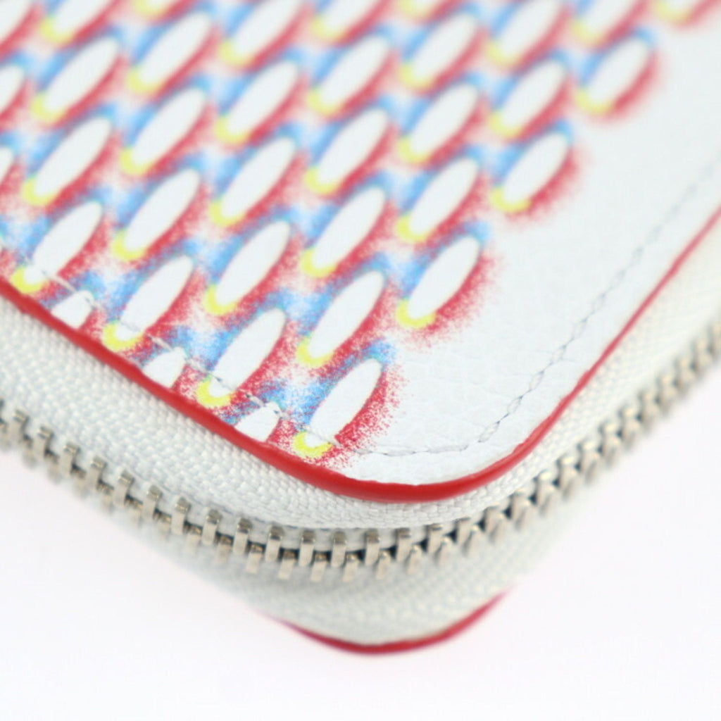 Louis Vuitton Blanc Multi-Color White Leather Wallet