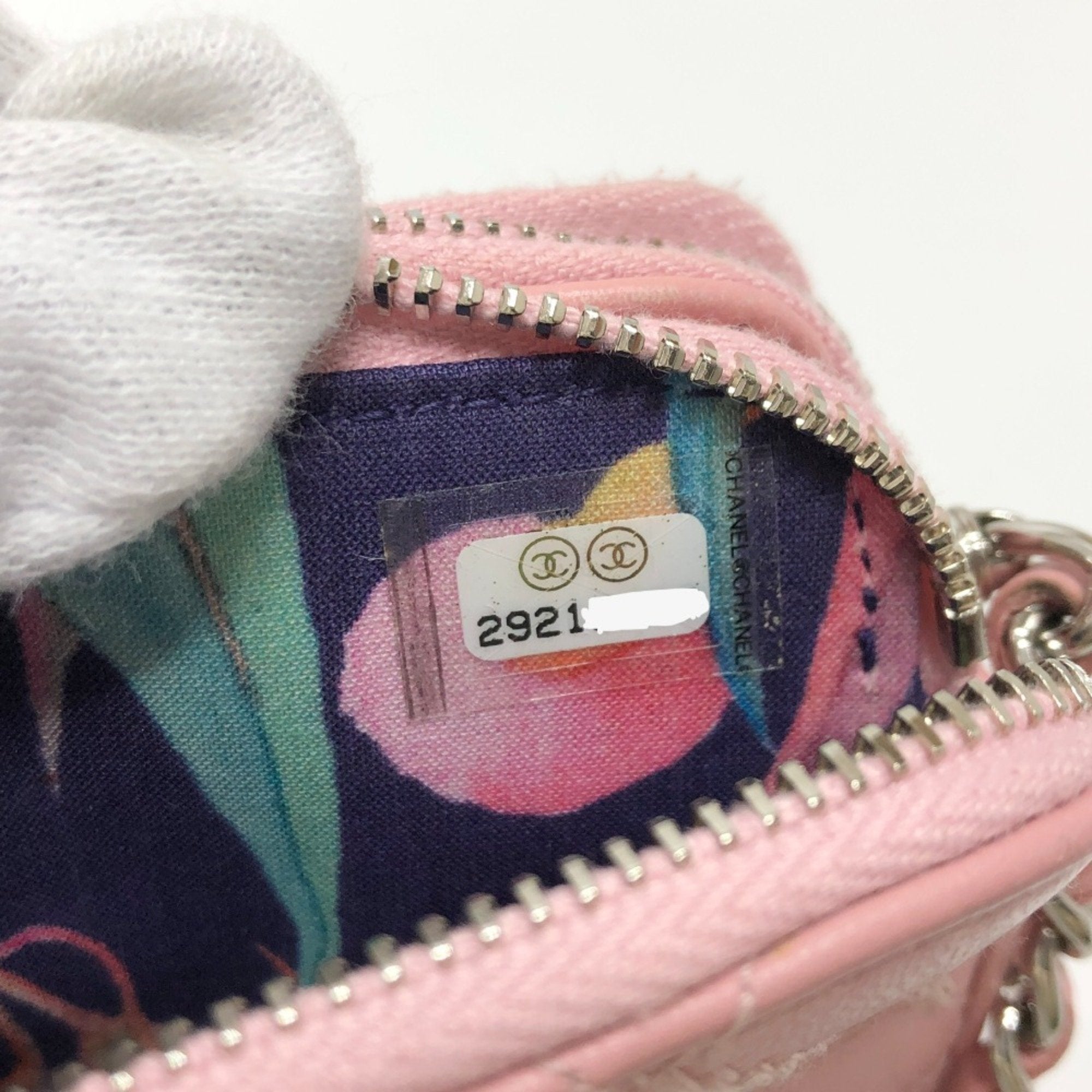 Chanel Pink Leather Shoulder Bag