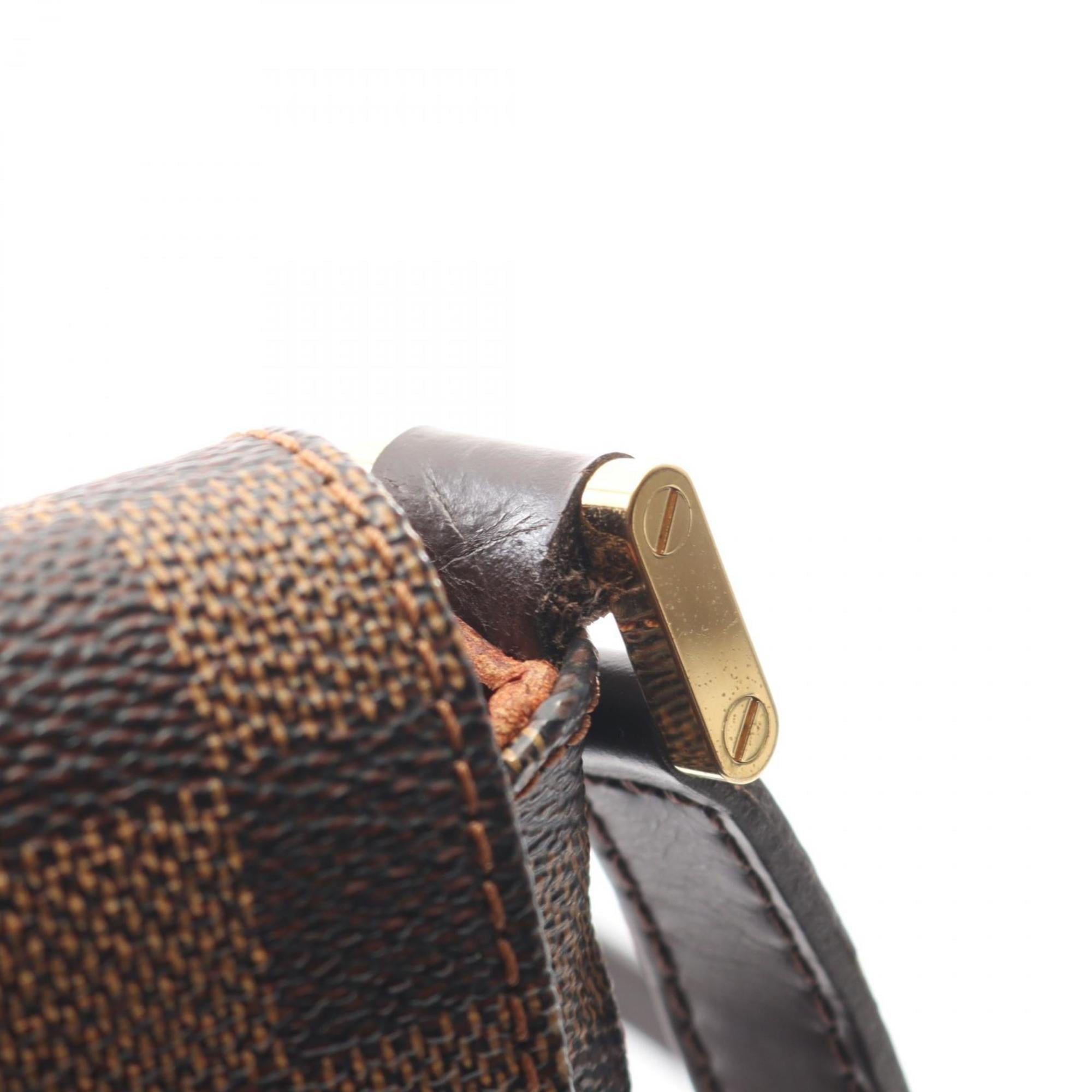 Louis Vuitton Brown Ebene Coated Canvas Leather Shoulder Bag