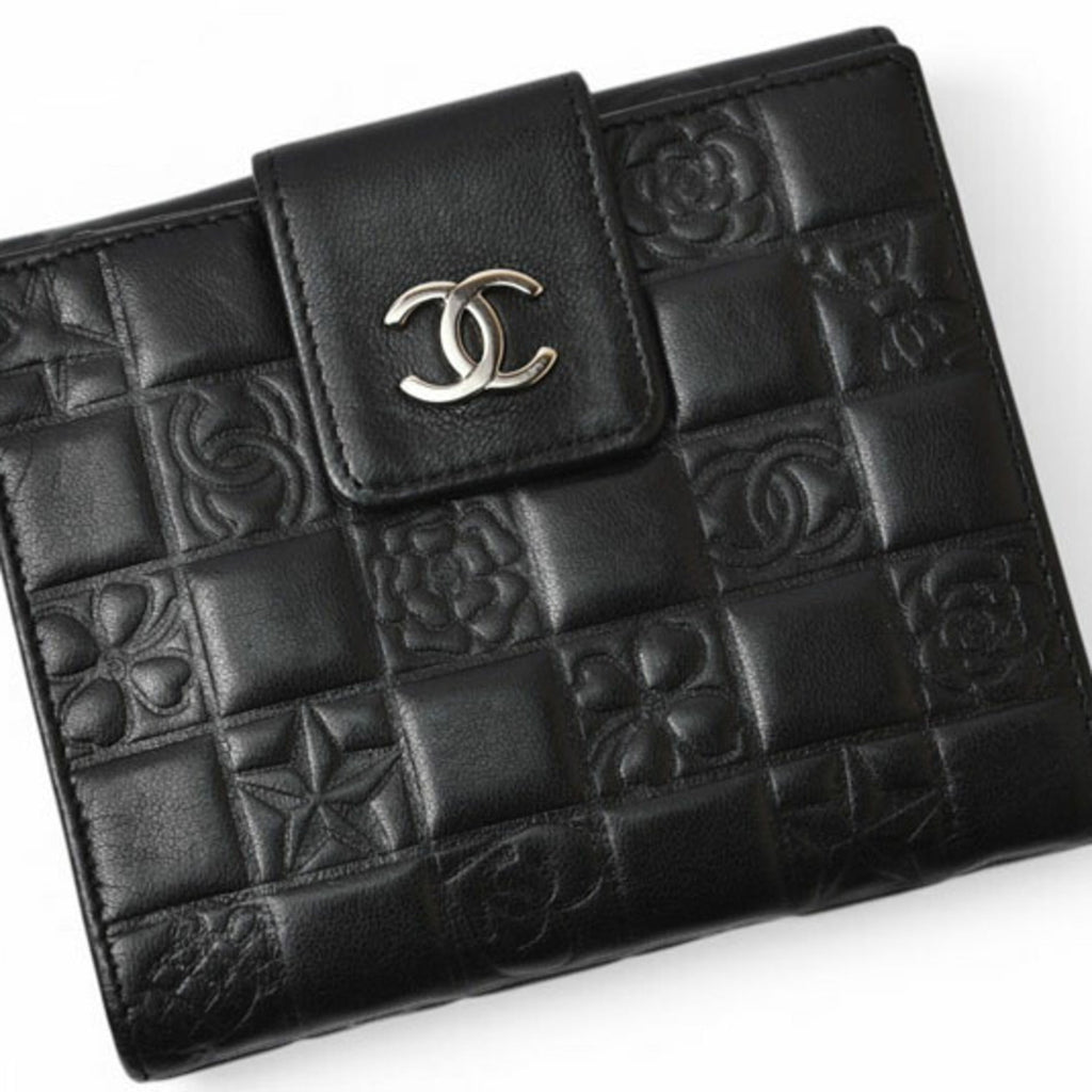 Chanel Black Leather Wallet (Bi-Fold)