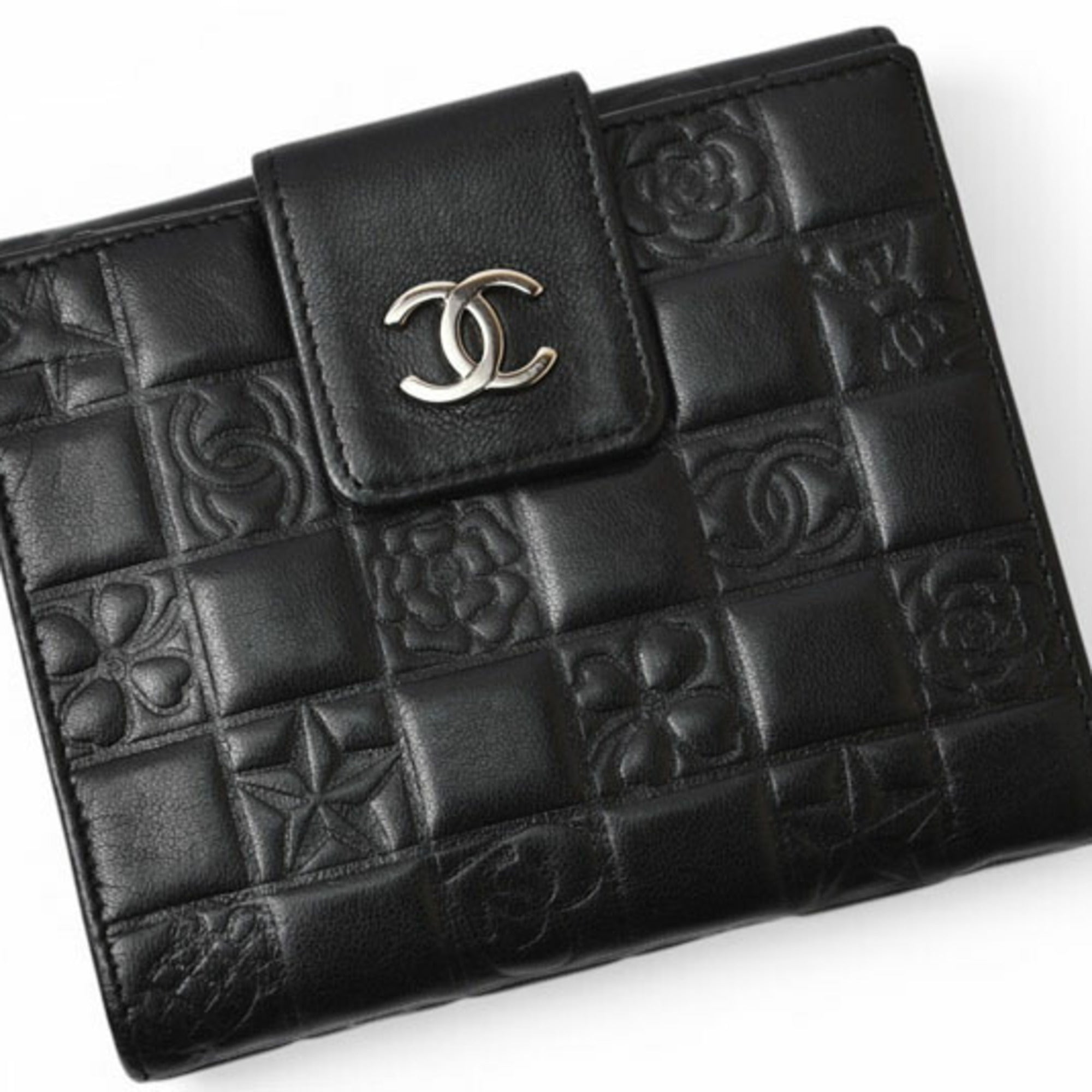 Chanel Black Leather Wallet (Bi-Fold)