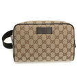 Gucci Brown Canvas Sling Bag (Pre-Owned)