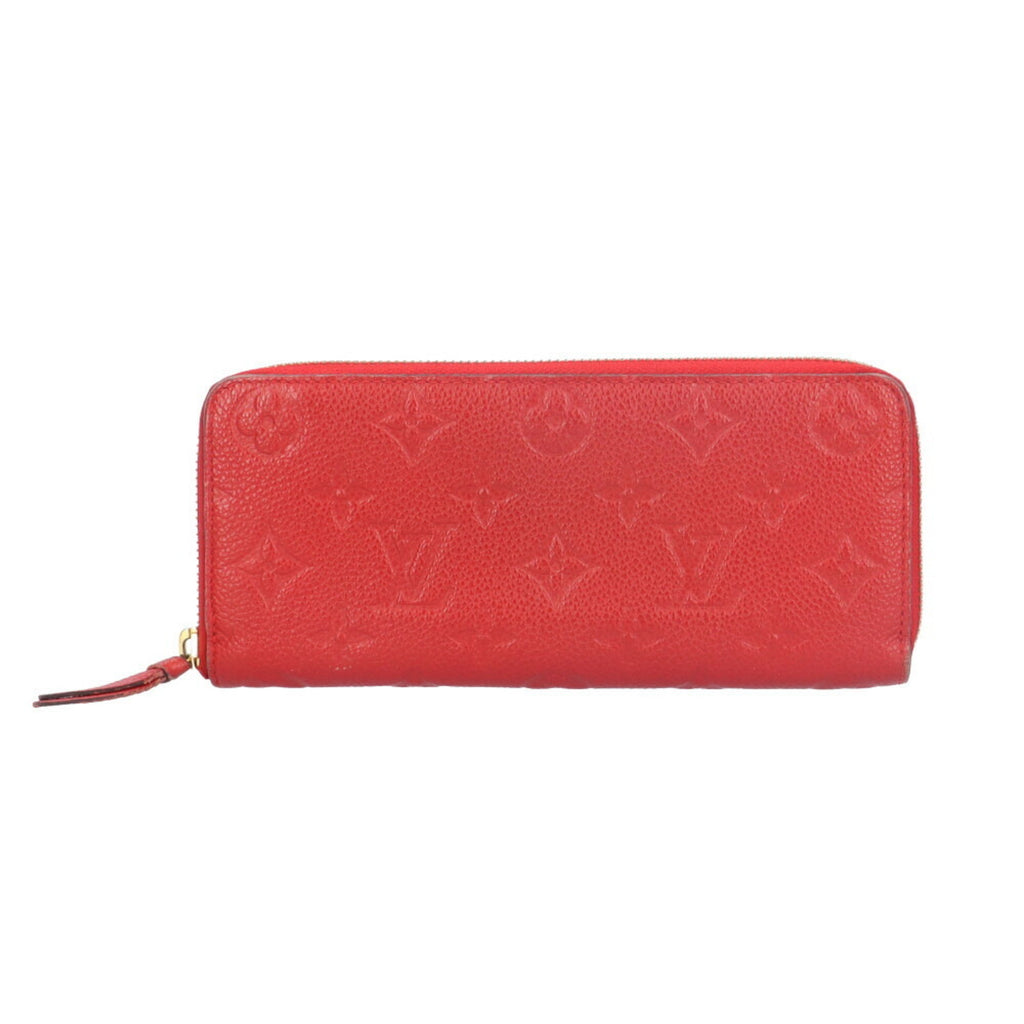 Louis Vuitton Monogram Empreinte Red Color Monogram Empreinte Long Wallet
