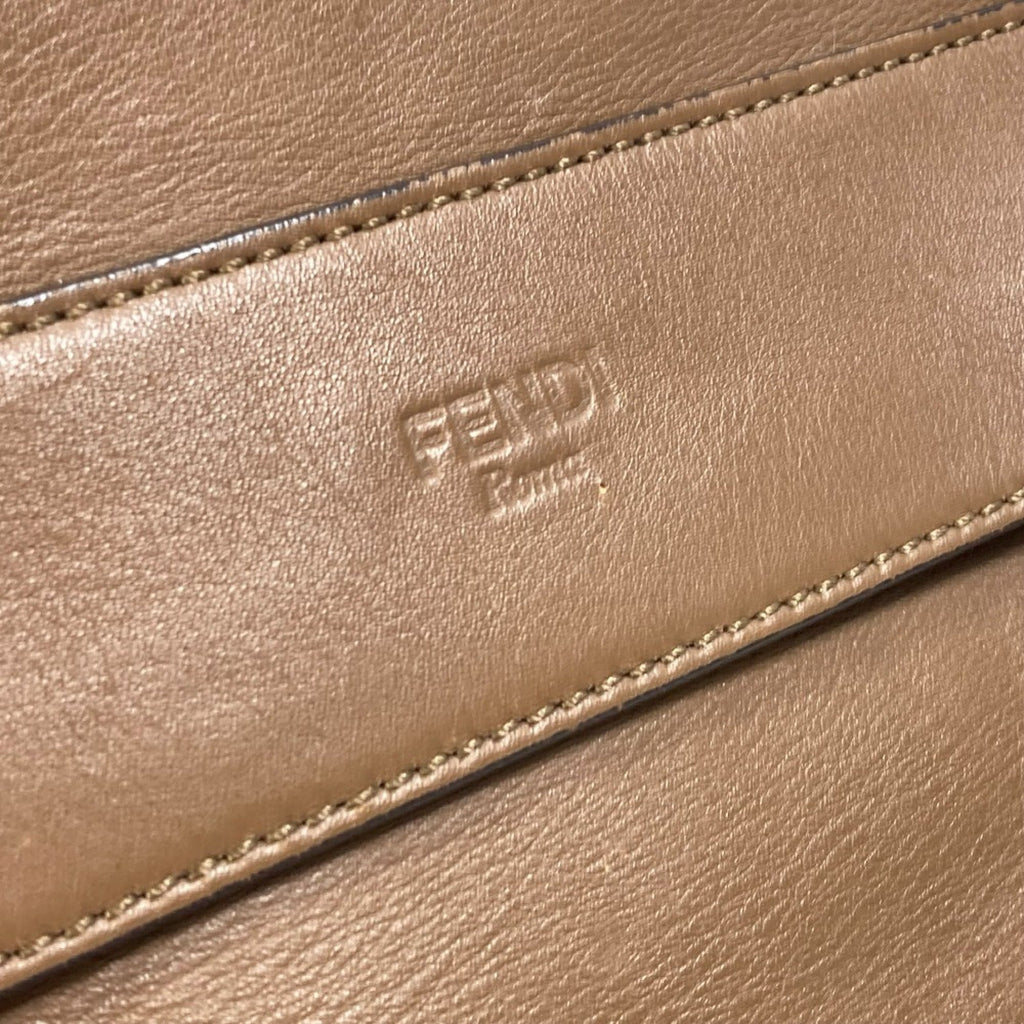 Fendi Brown Leather Handbag