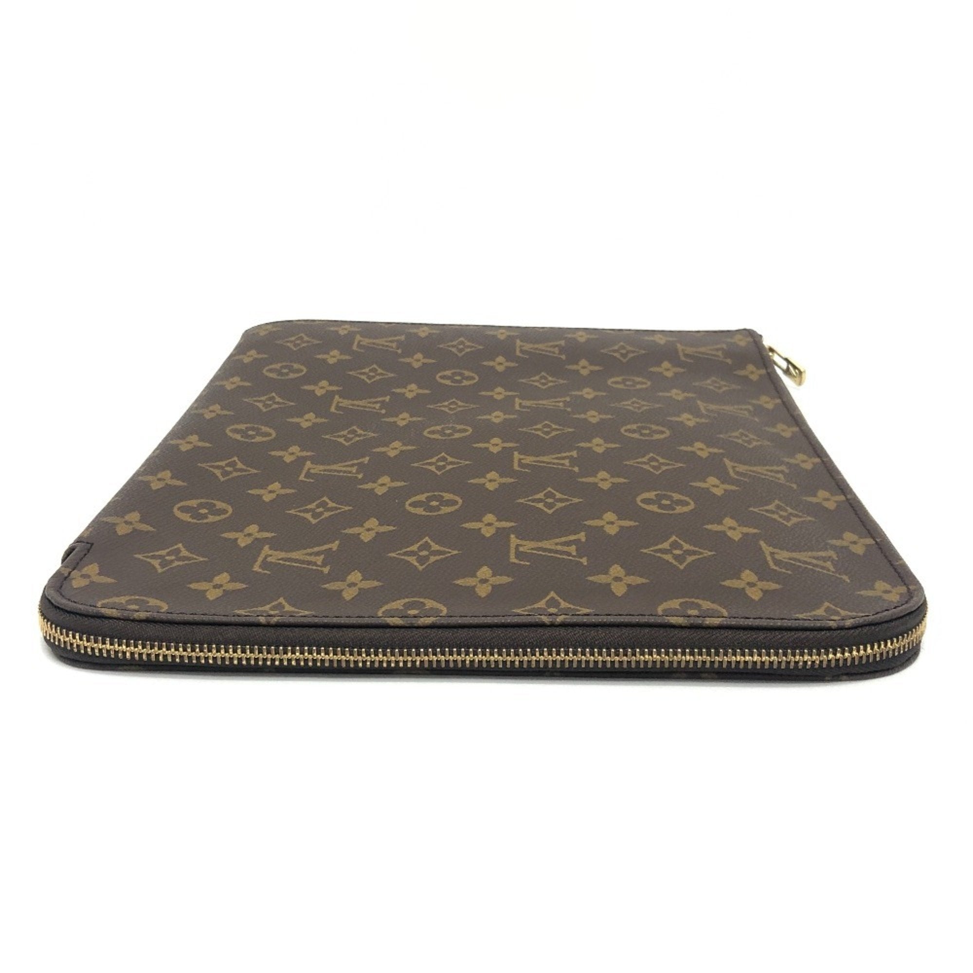 Louis Vuitton Brown Clutch Bag
