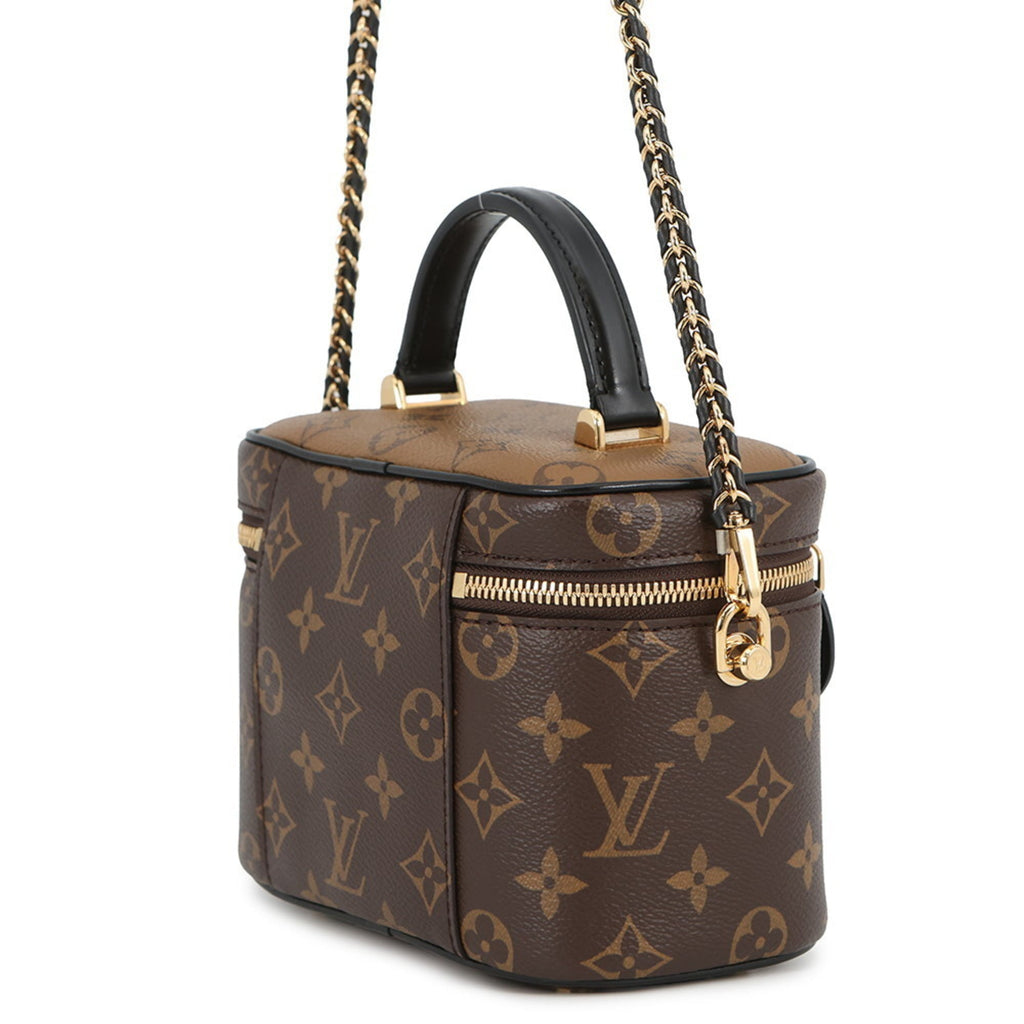 Louis Vuitton Noir Monogram Reverse Monogram Handbag