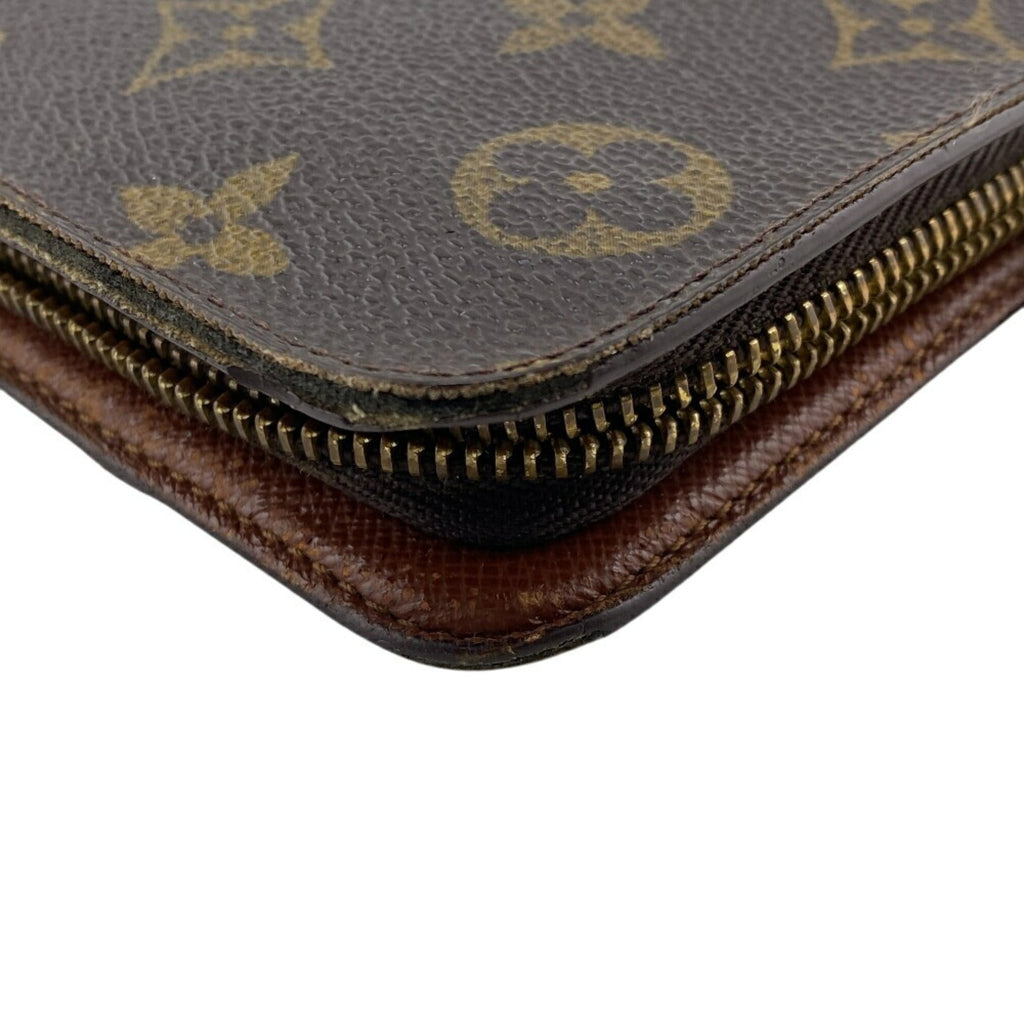 Louis Vuitton Monogram Brown Leather Long Wallet