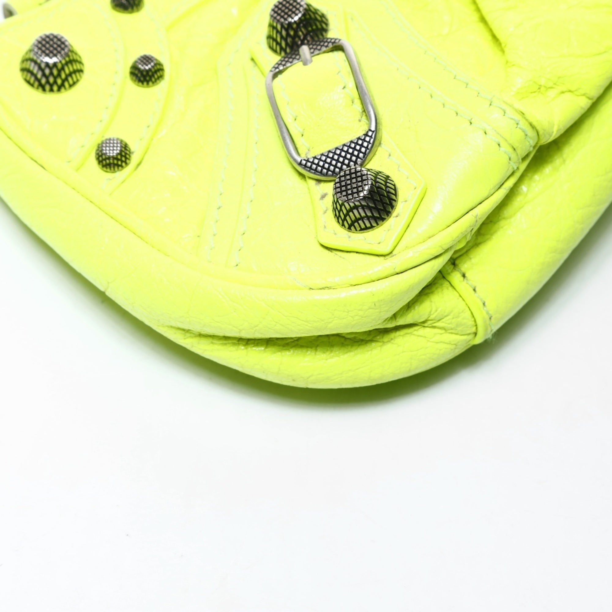 Balenciaga Giant Yellow Leather Shoulder
