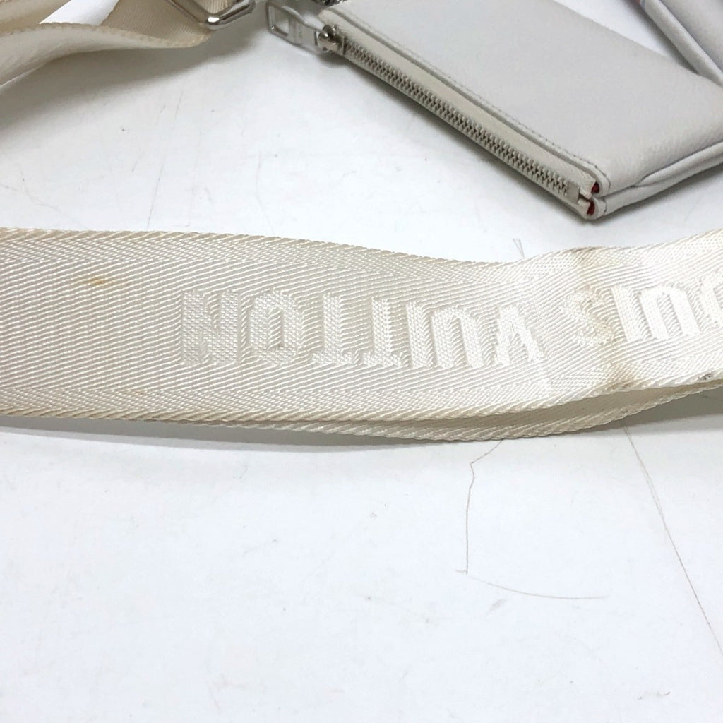 Louis Vuitton White Yellow Damier Canvas Pouch Shoulder Bag