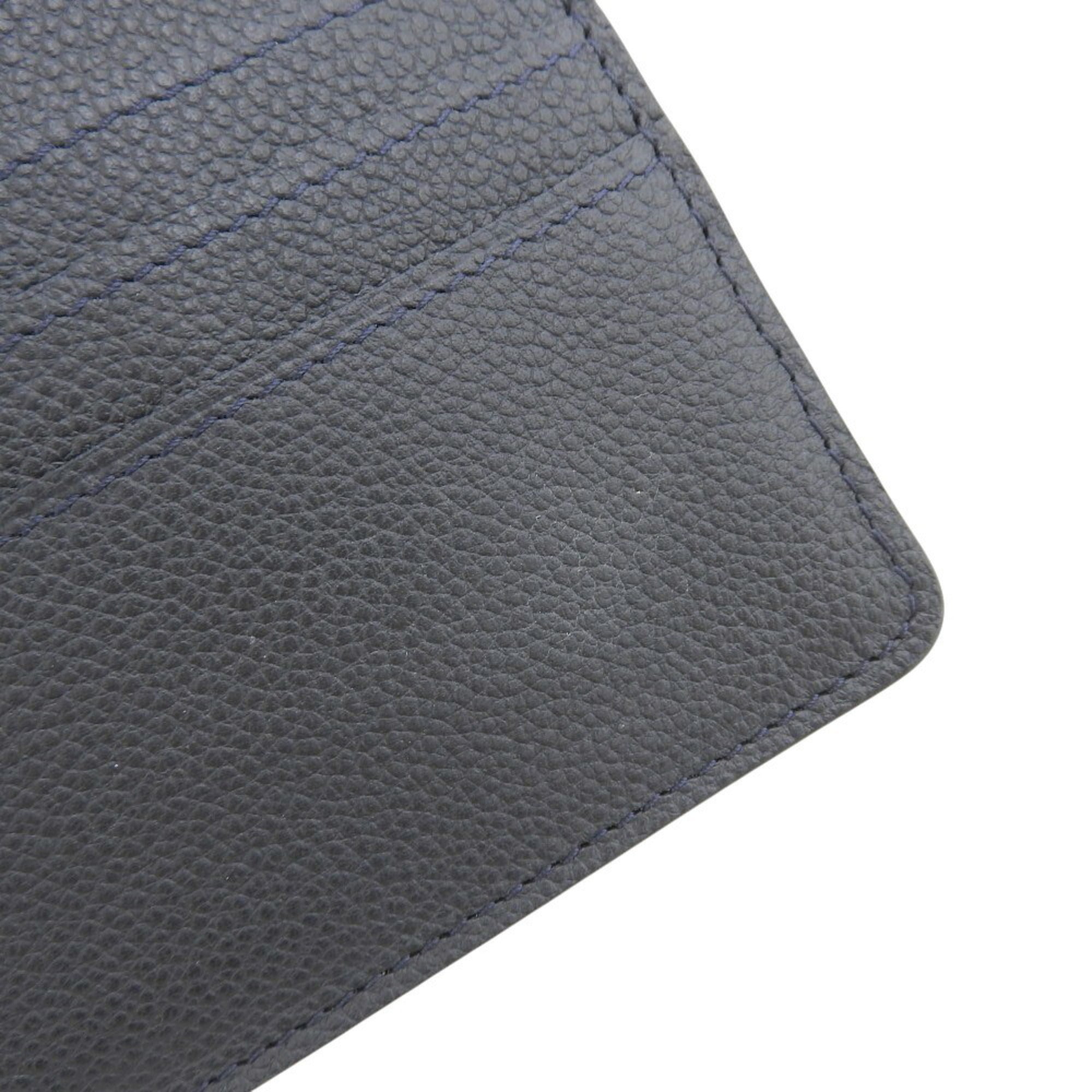 Louis Vuitton Infini Navy Monogram Empreinte Long Wallet (Tri-Fold)