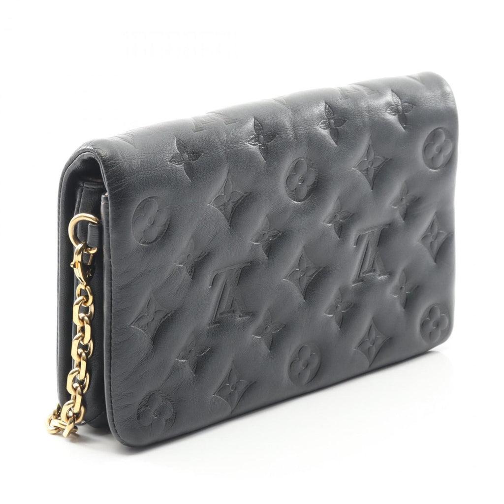 Louis Vuitton Black Noir Leather Shoulder Bag