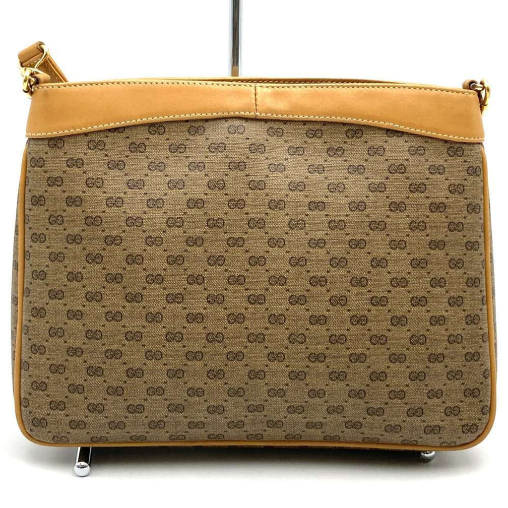 Gucci Brown Pvc Leather Shoulder Bag (Pre-Owned)