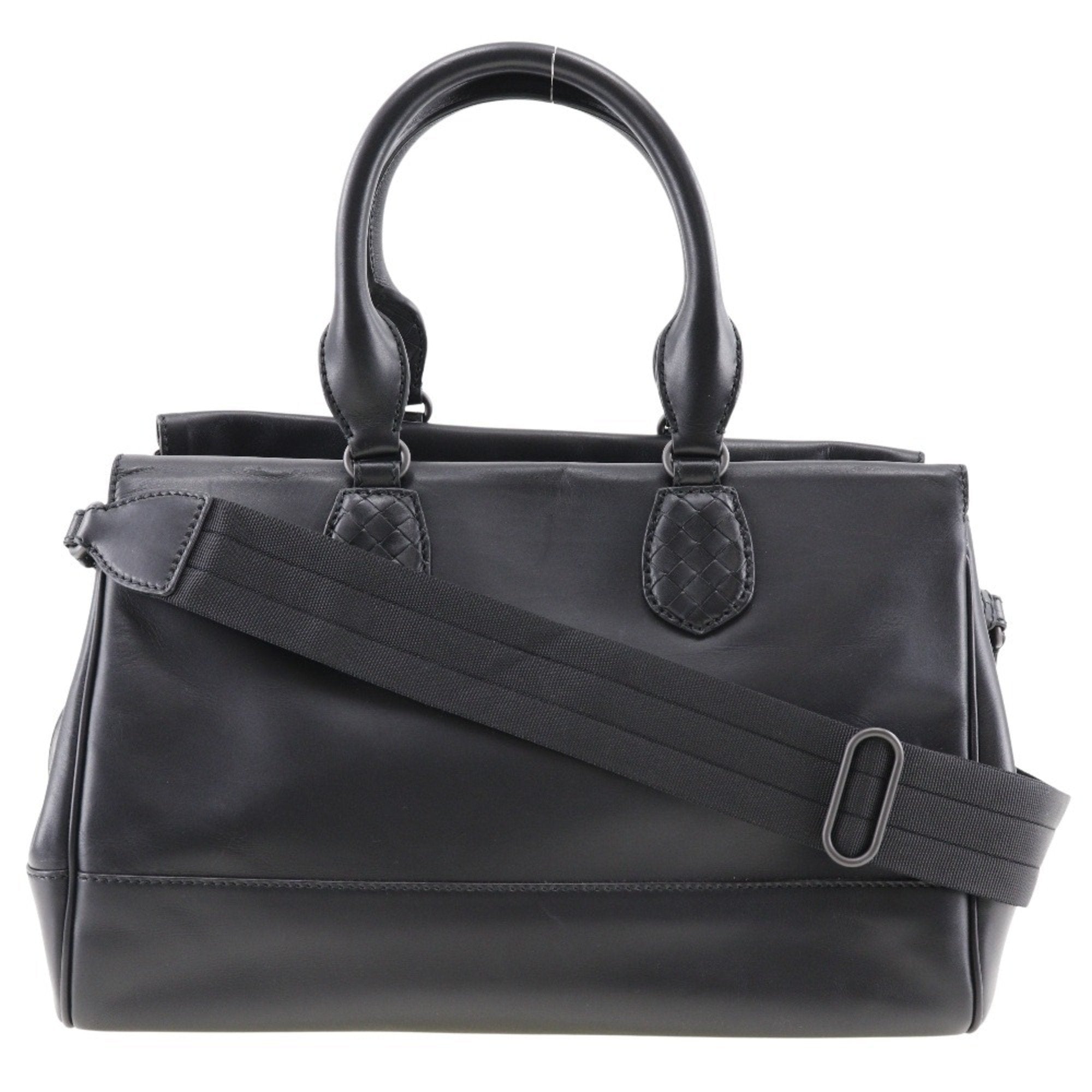 Bottega Veneta Black Leather Handbag