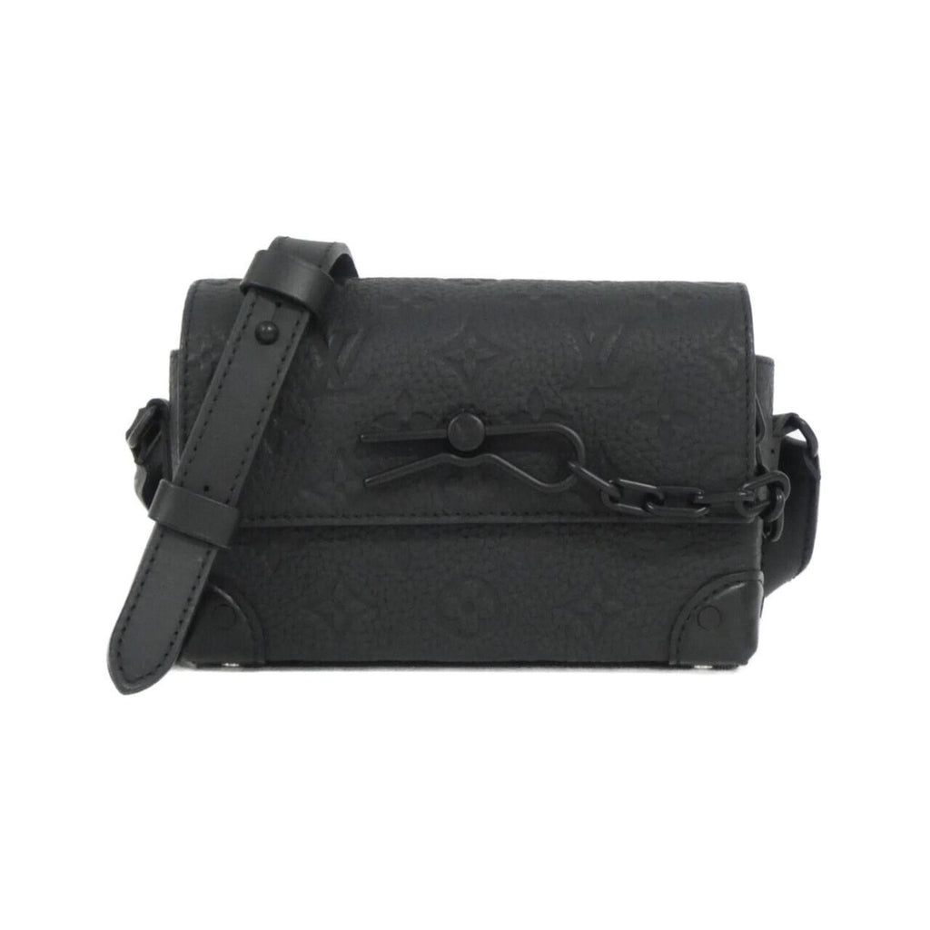 Louis Vuitton Black Leather Shoulder Bag