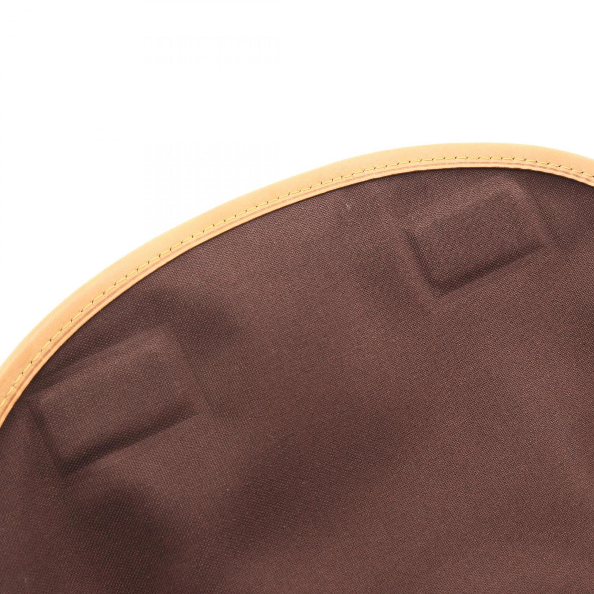 Louis Vuitton Brown Coated Canvas Leather Handbag Shoulder Bag