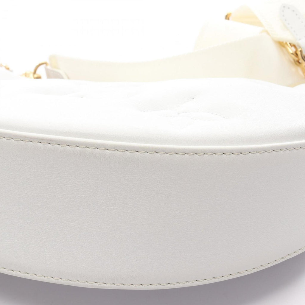 Louis Vuitton White Leather Handbag