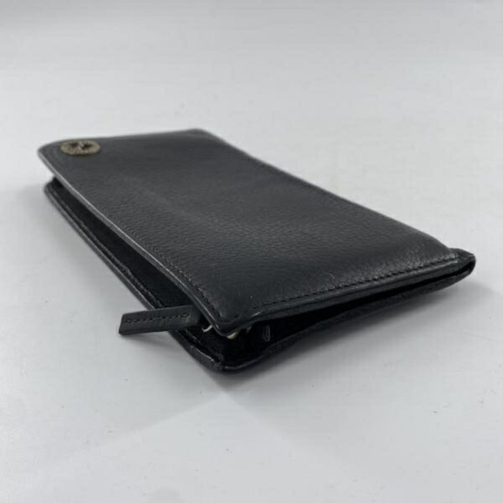 Gucci Black Leather Long Wallet (Bi-Fold) (Pre-Owned)