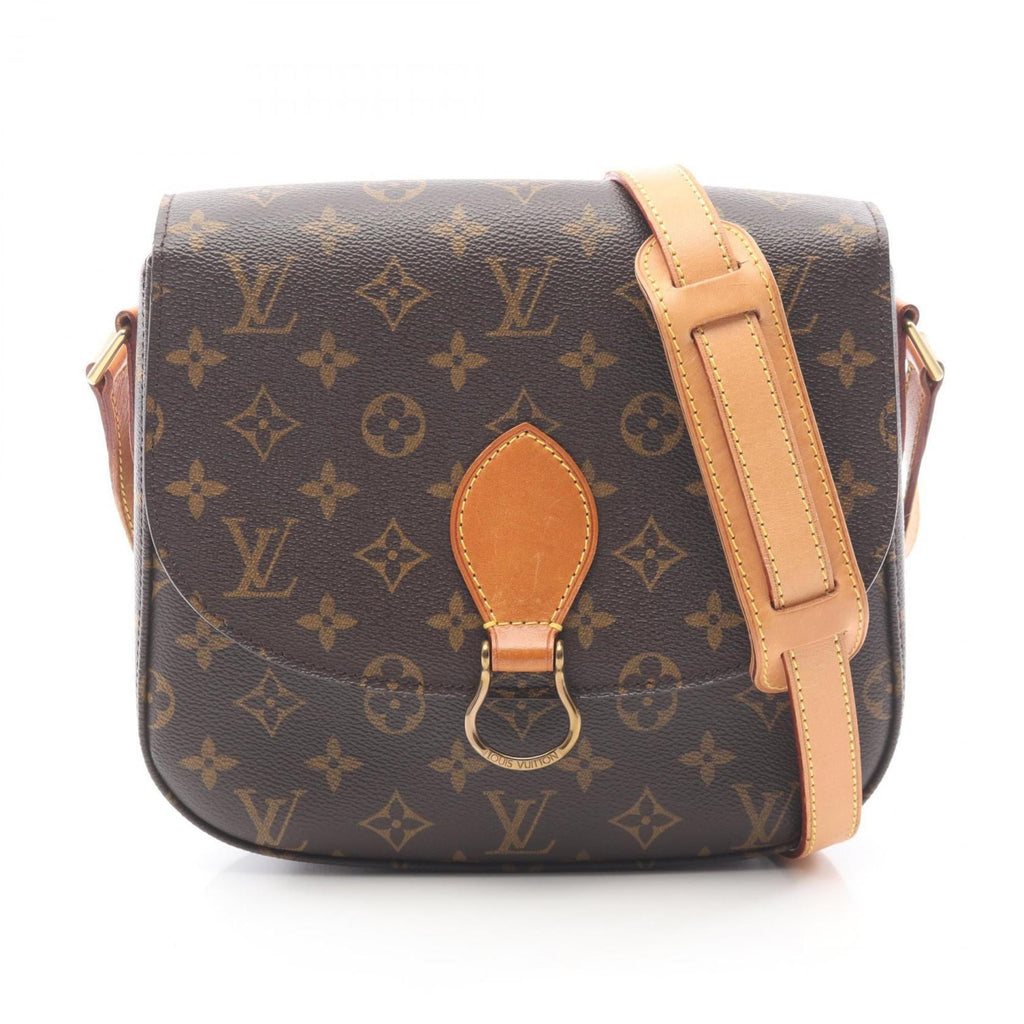 Louis Vuitton Brown Monogram Coated Canvas Leather Handbag Shoulder Bag