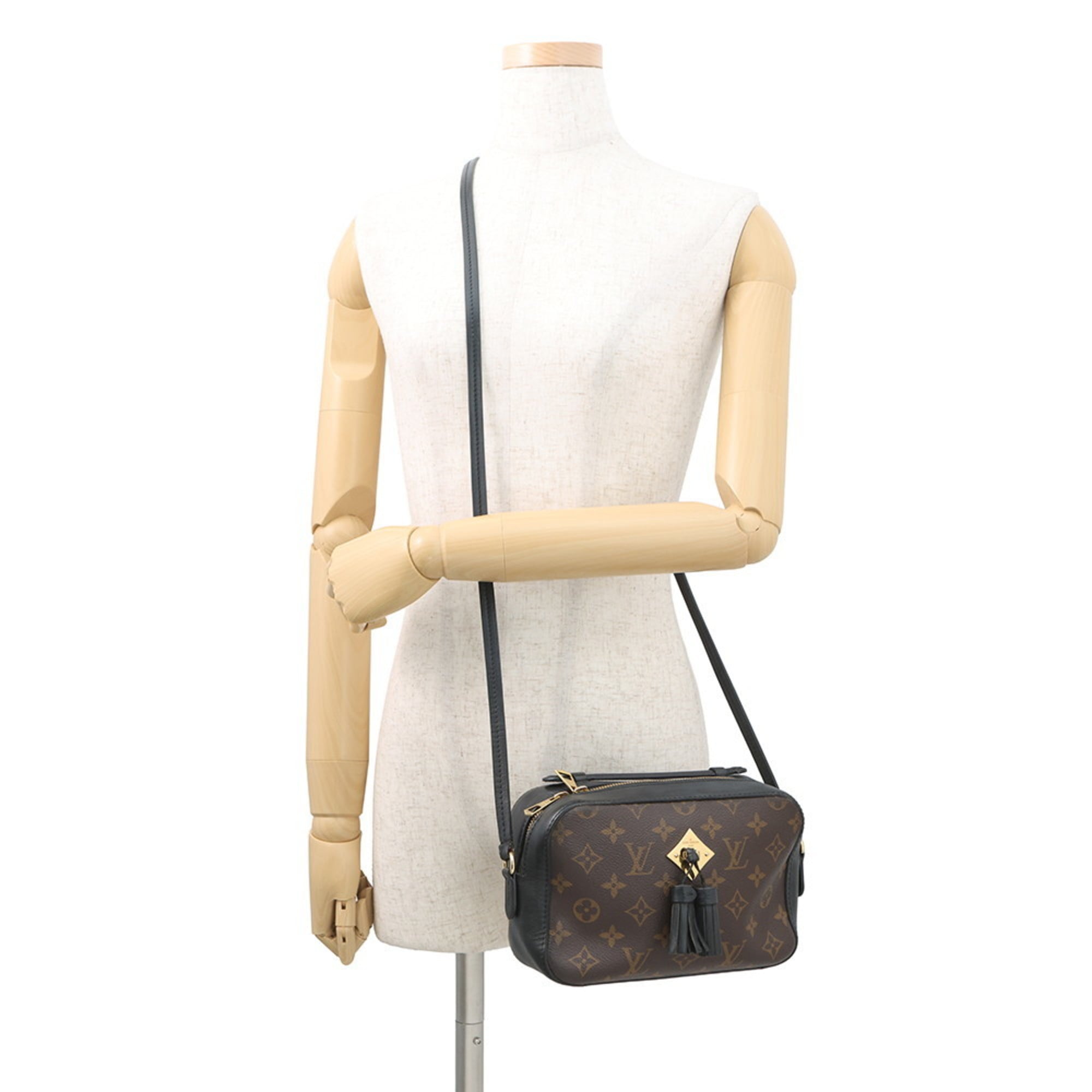 Louis Vuitton Black Monogram Noir Monogram Leather Shoulder Bag