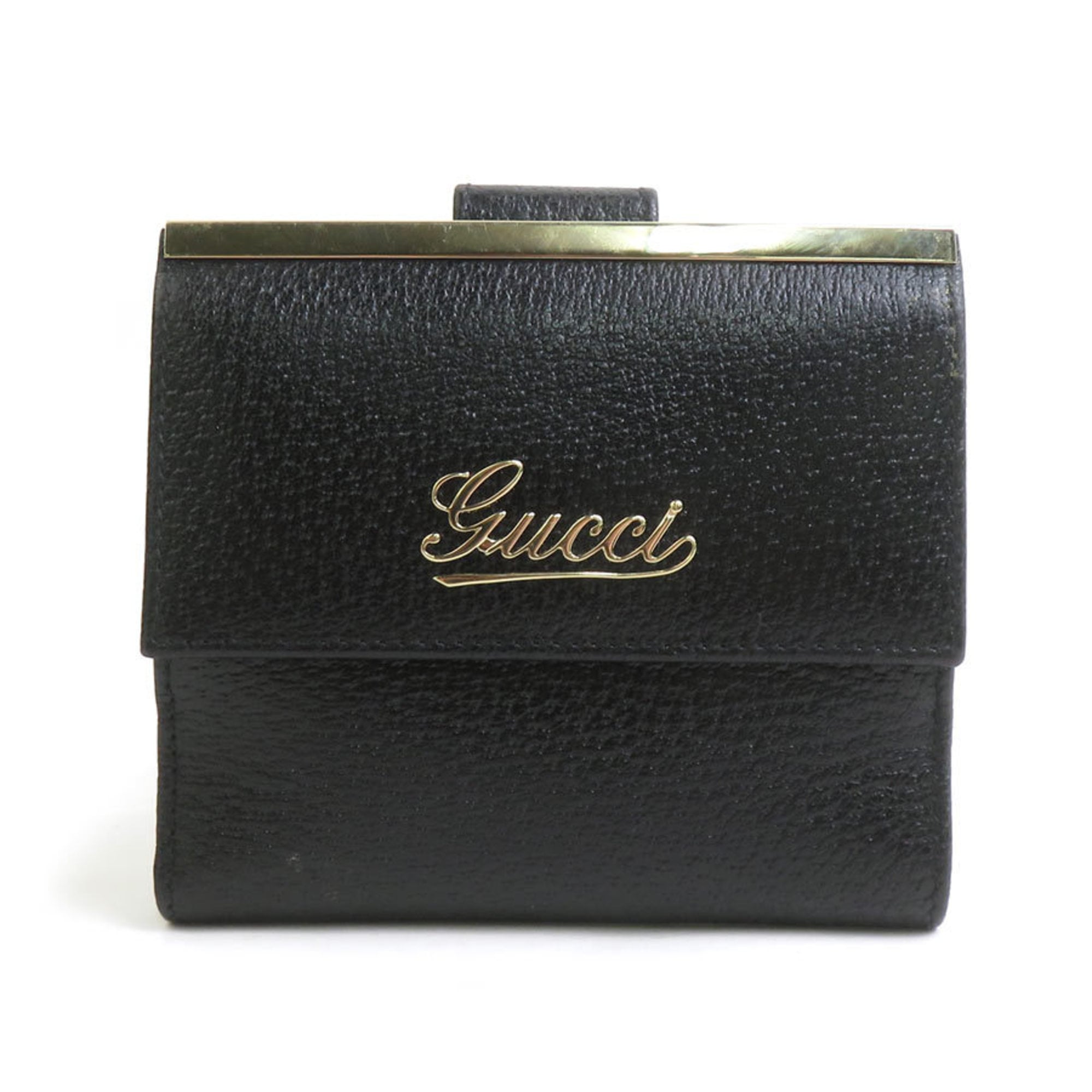 Gucci Black Leather Wallet (Bi-Fold) (Pre-Owned)