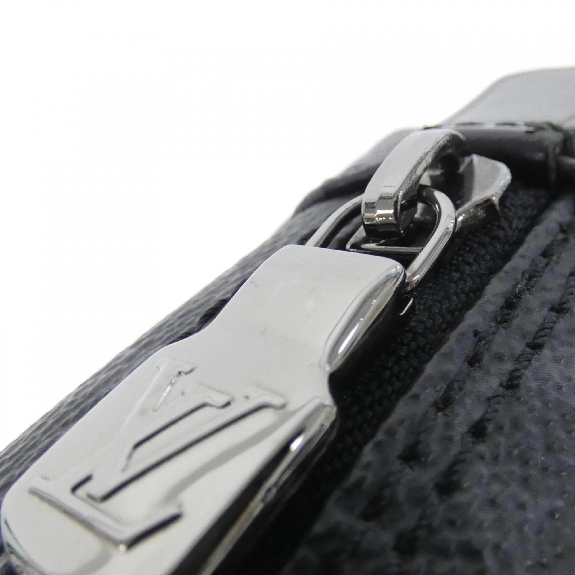 Louis Vuitton Black Coated Canvas Pouch