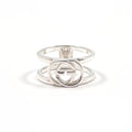 Gucci Silver Silver 925 Band Ring (Pre-Owned)
