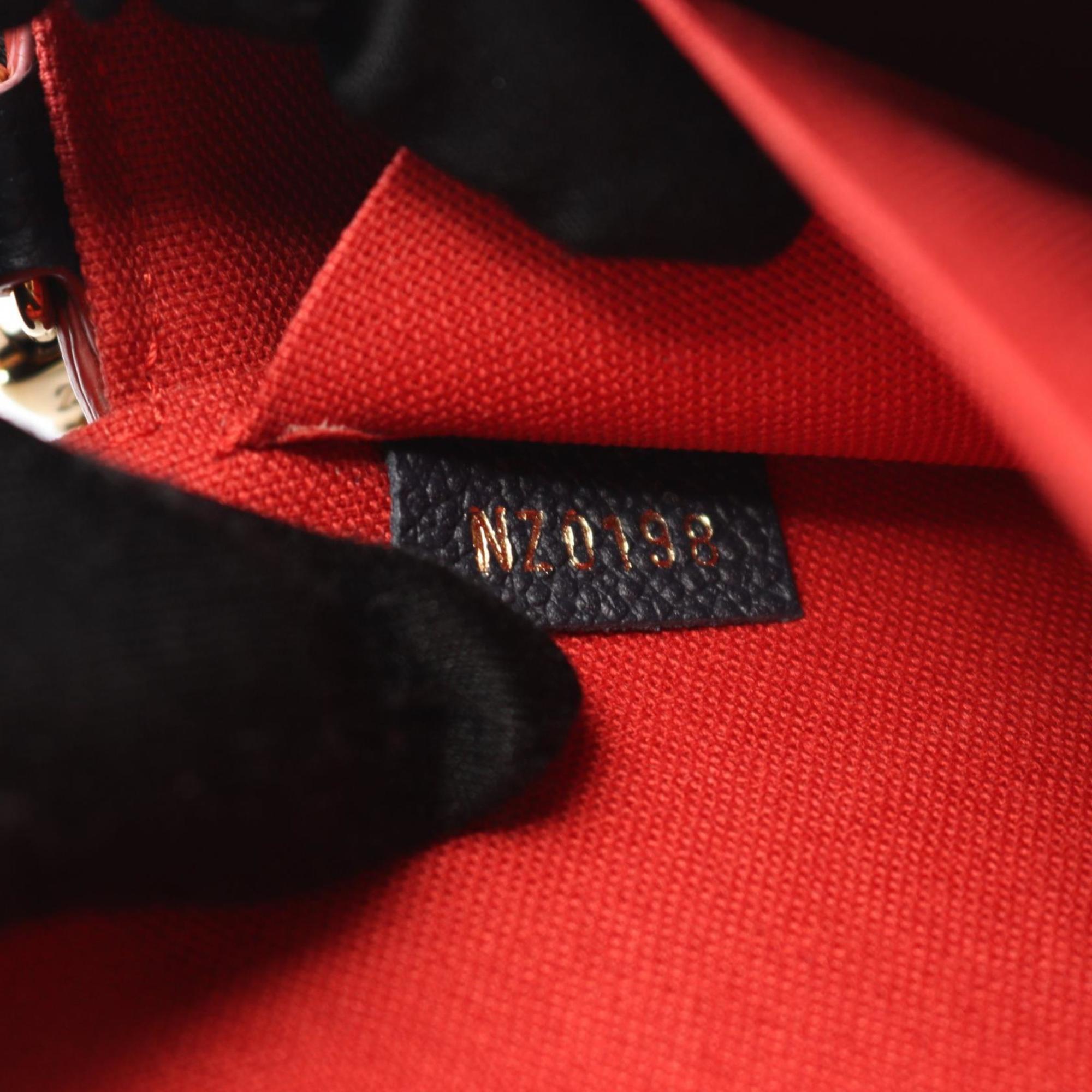Louis Vuitton Marine Rouge Navy Red Color Monogram Empreinte Pochette Shoulder Bag