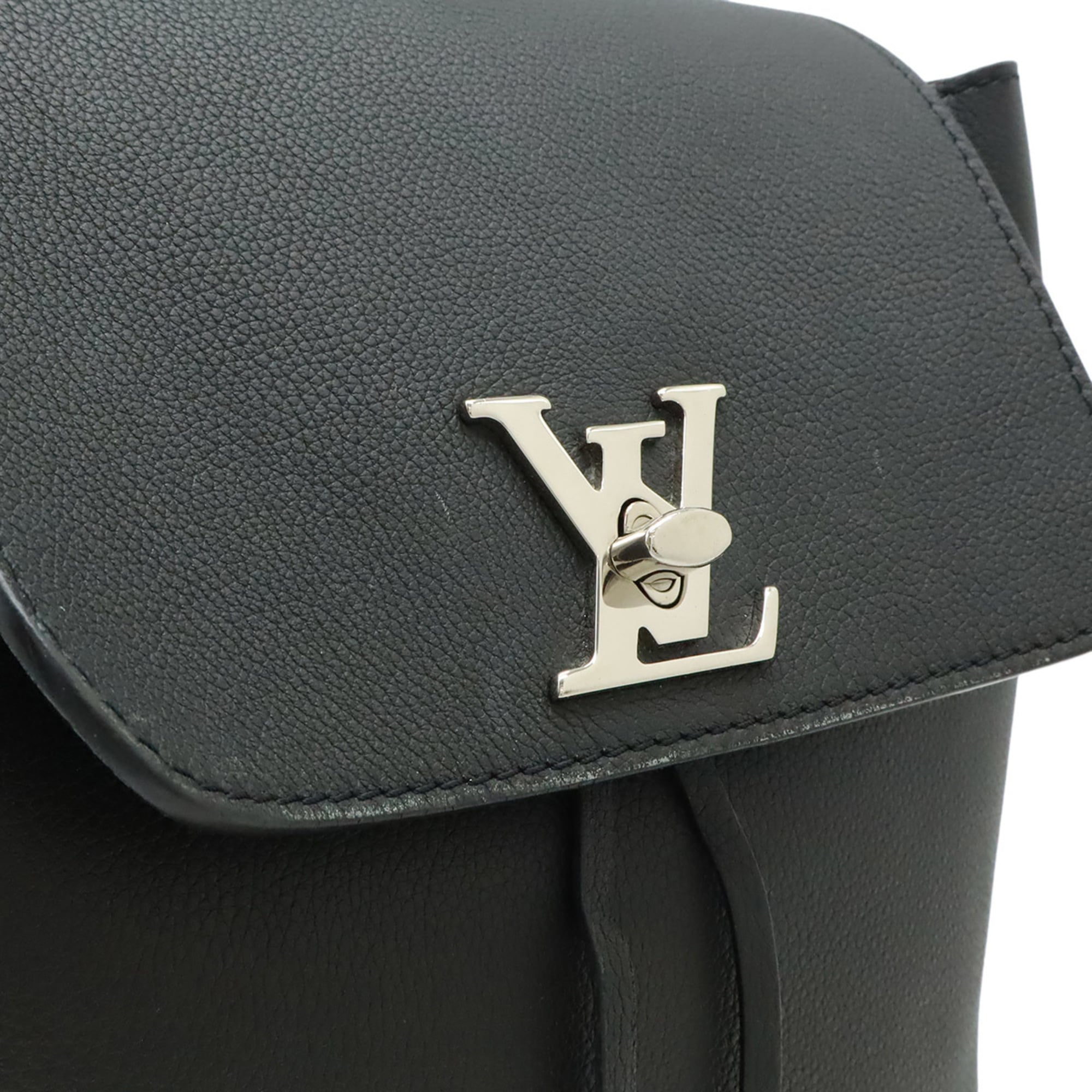 Louis Vuitton Black Noir Leather Backpack