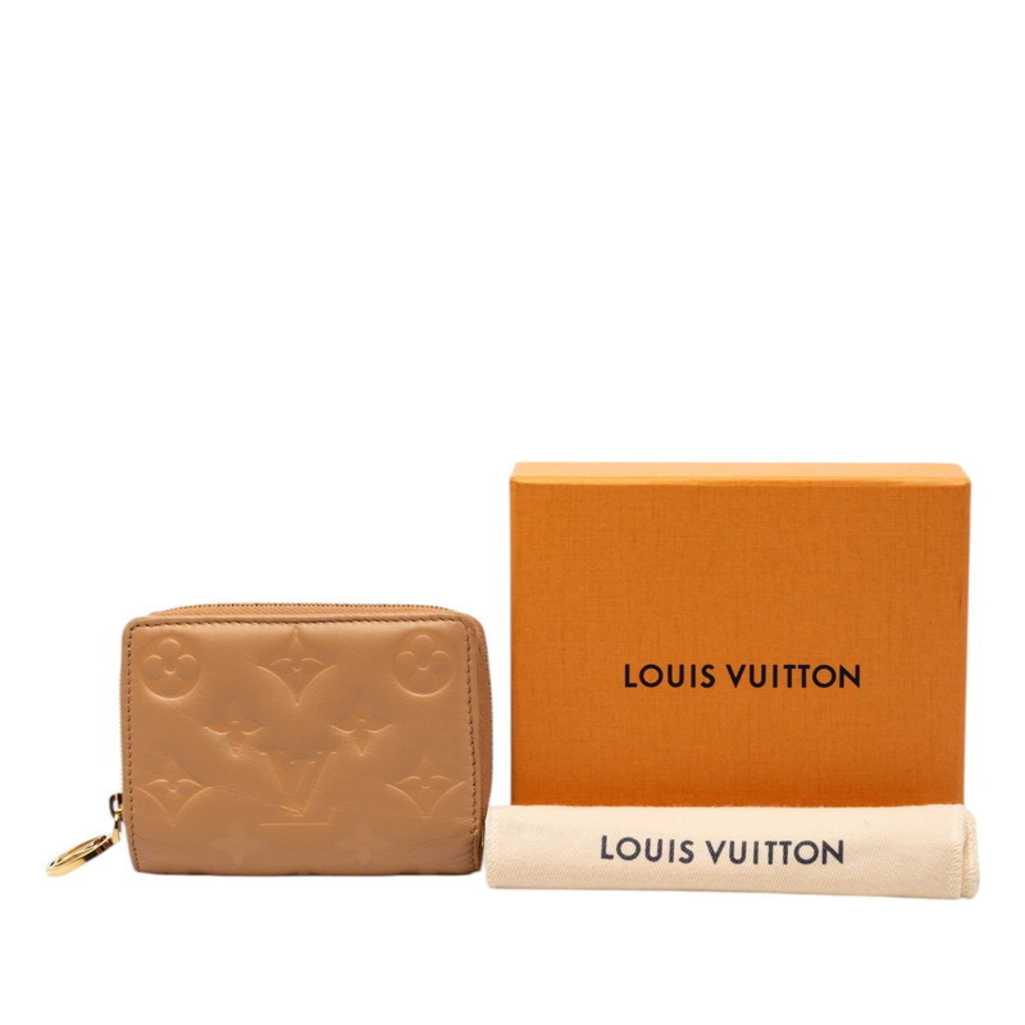 Louis Vuitton Brown Camel Leather Wallet