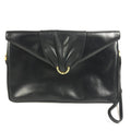 Gucci Black Leather Pochette Shoulder Bag (Pre-Owned)