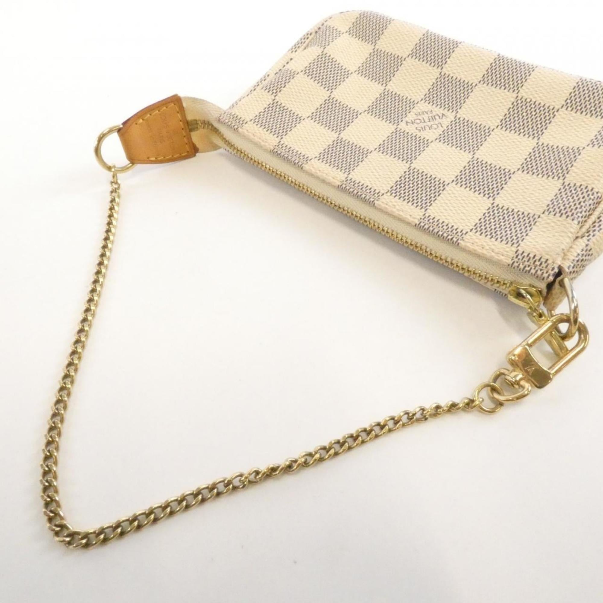 Louis Vuitton Azur Coated Canvas Pochette Pouch