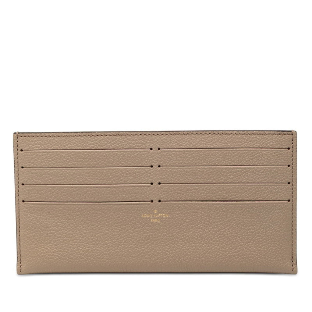 Louis Vuitton Beige Tourterelle Leather Pochette