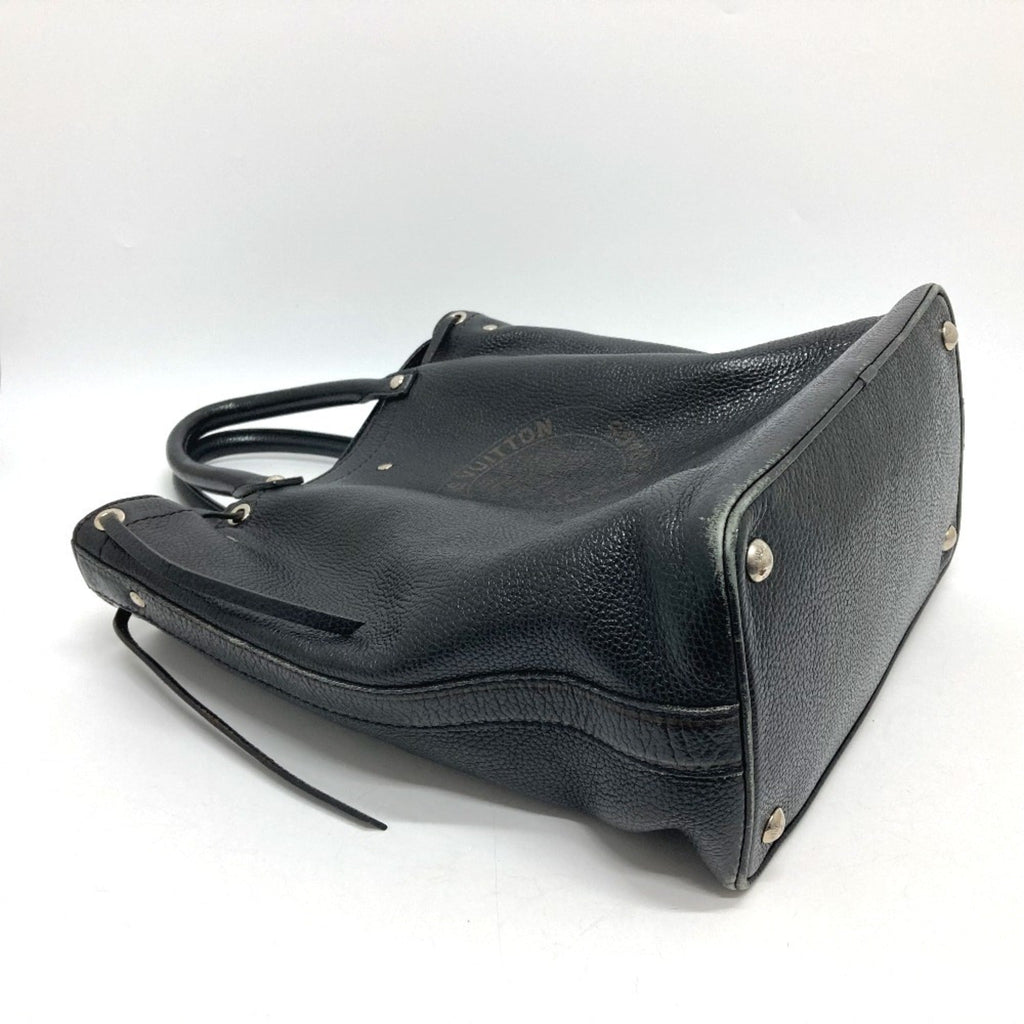 Louis Vuitton Black Noir Leather Tote Bag