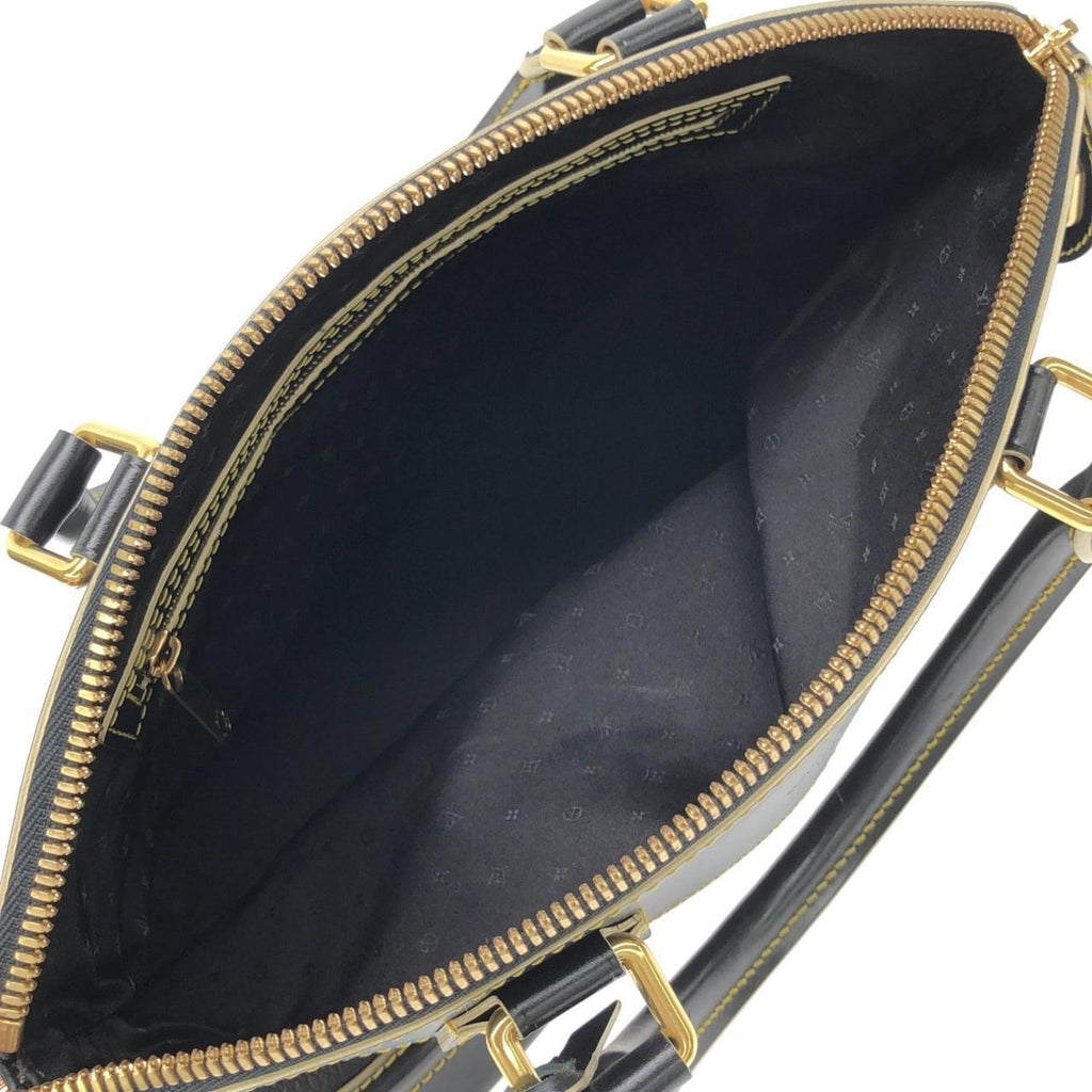 Louis Vuitton Black Leather Handbag