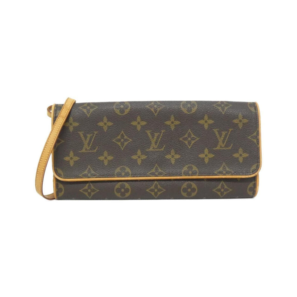 Louis Vuitton Brown Coated Canvas Pochette Shoulder Bag
