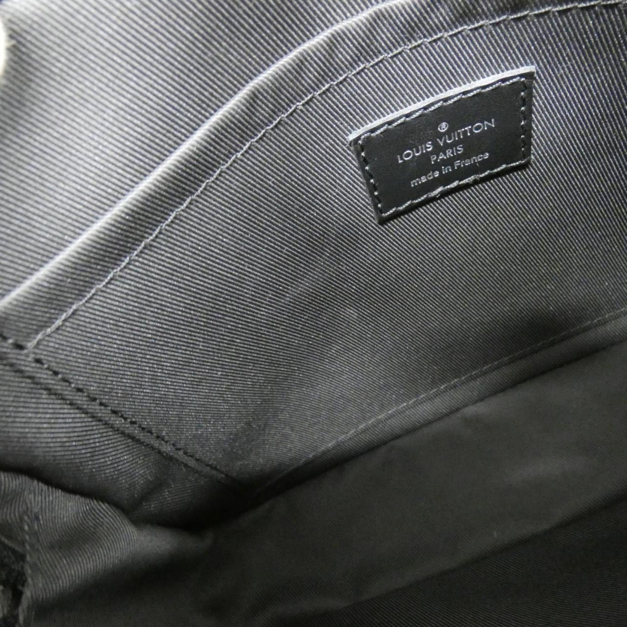 Louis Vuitton Black Coated Canvas Shoulder Bag