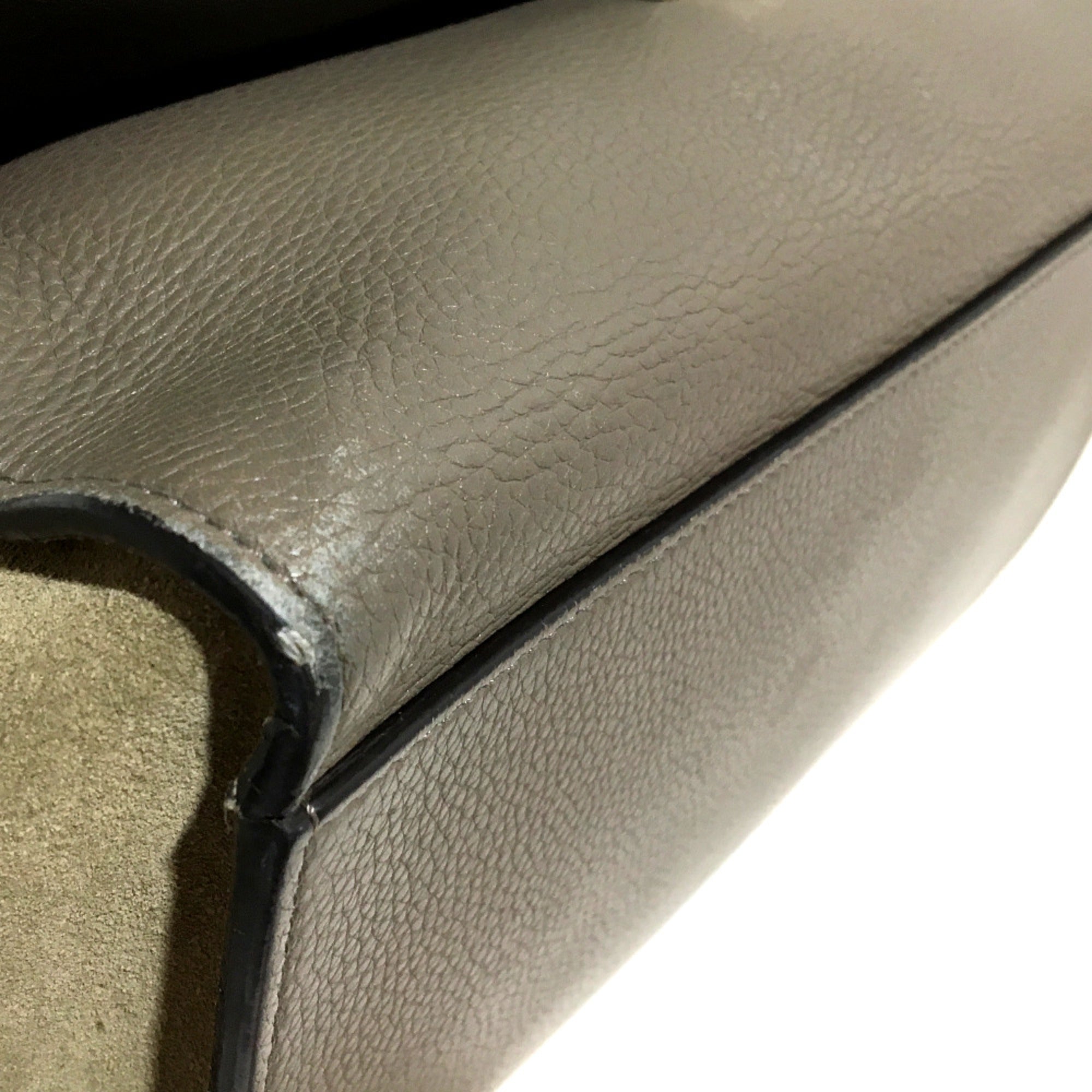 Celine Gray Leather Handbag