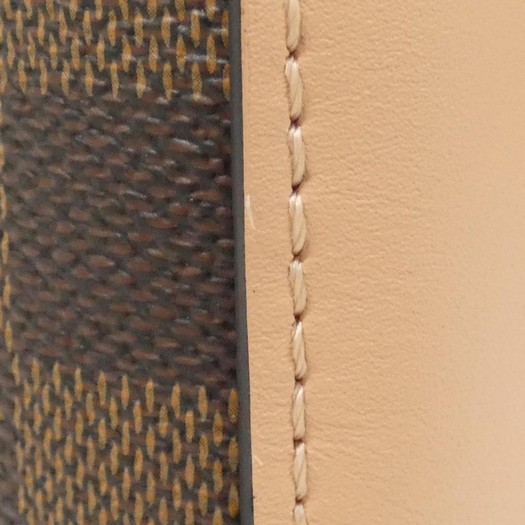 Louis Vuitton Brown Coated Canvas Shoulder Bag