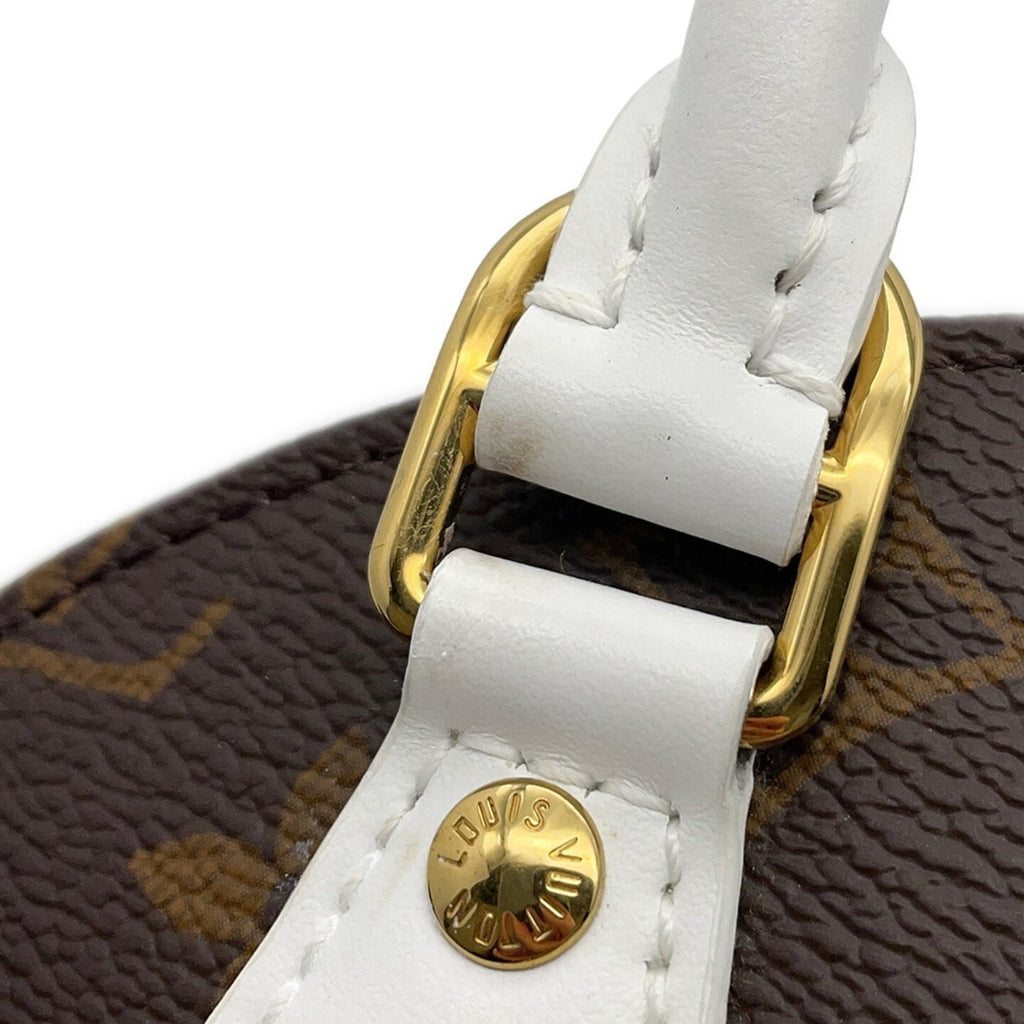 Louis Vuitton Brown Monogram White Yellow Monogram Handbag Shoulder Bag