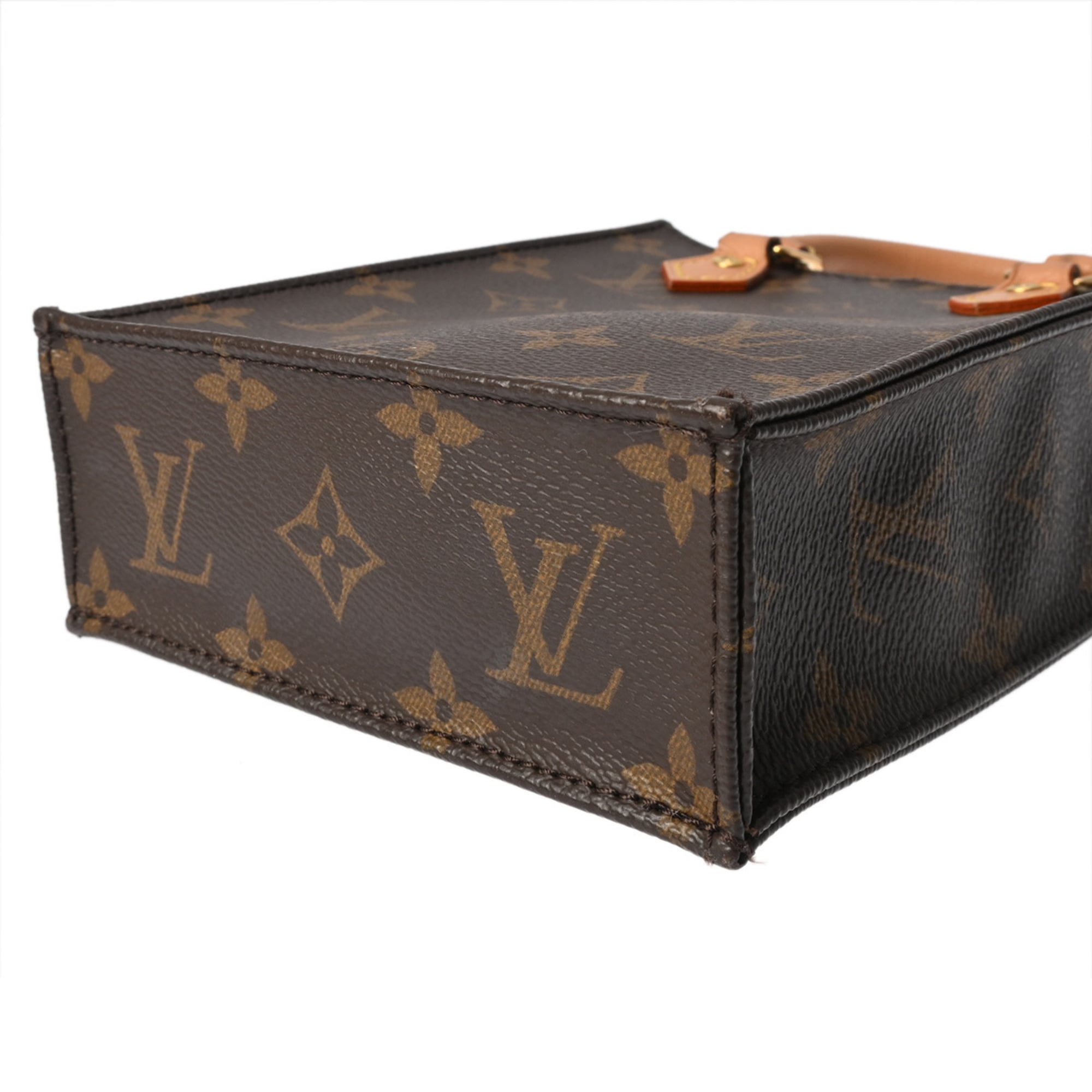 Louis Vuitton Brown Monogram Canvas Handbag