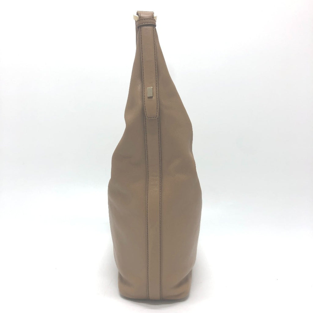Gucci Brown Leather Handbag Shoulder Bag (Pre-Owned)