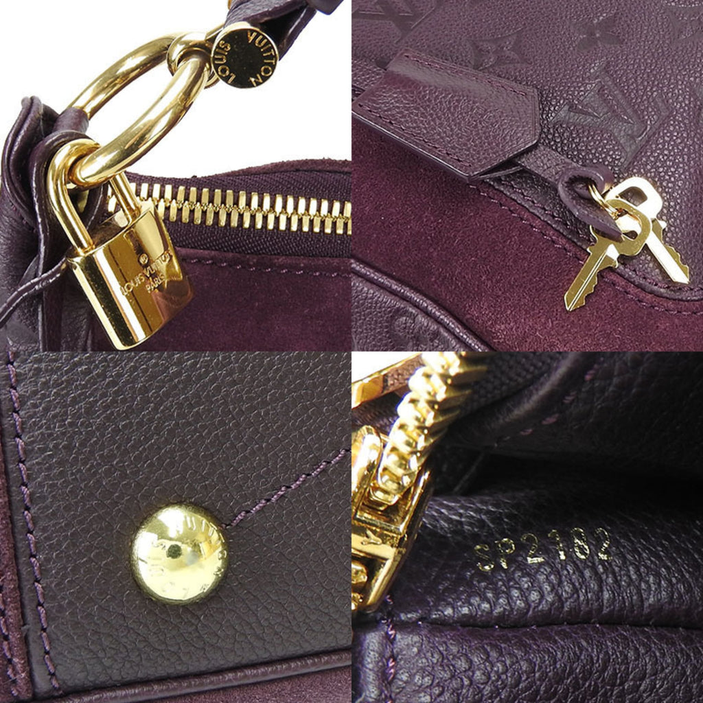 Louis Vuitton Monogram Empreinte Purple Monogram Empreinte Handbag Shoulder Bag