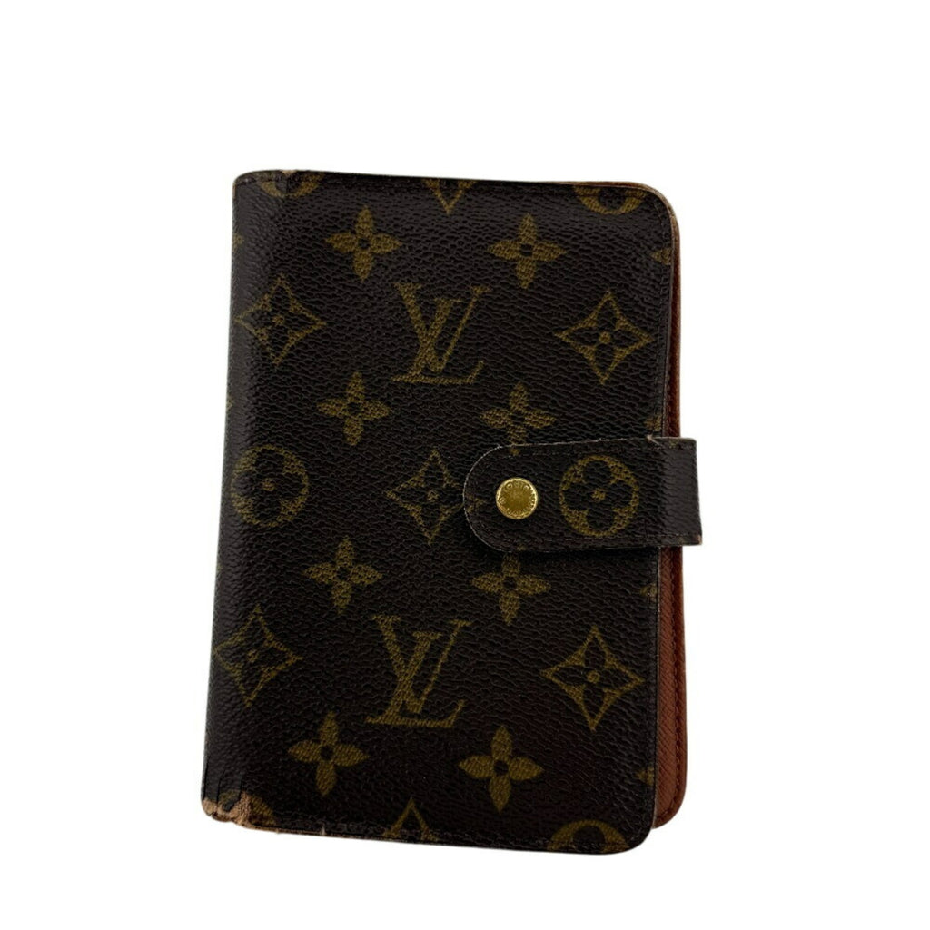 Louis Vuitton Brown Monogram Leather Wallet