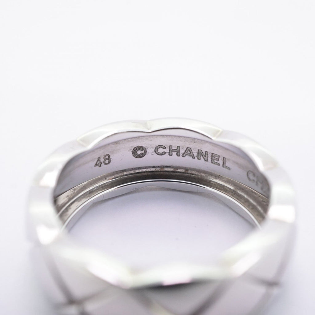 Chanel White Gold (18K) Band Ring