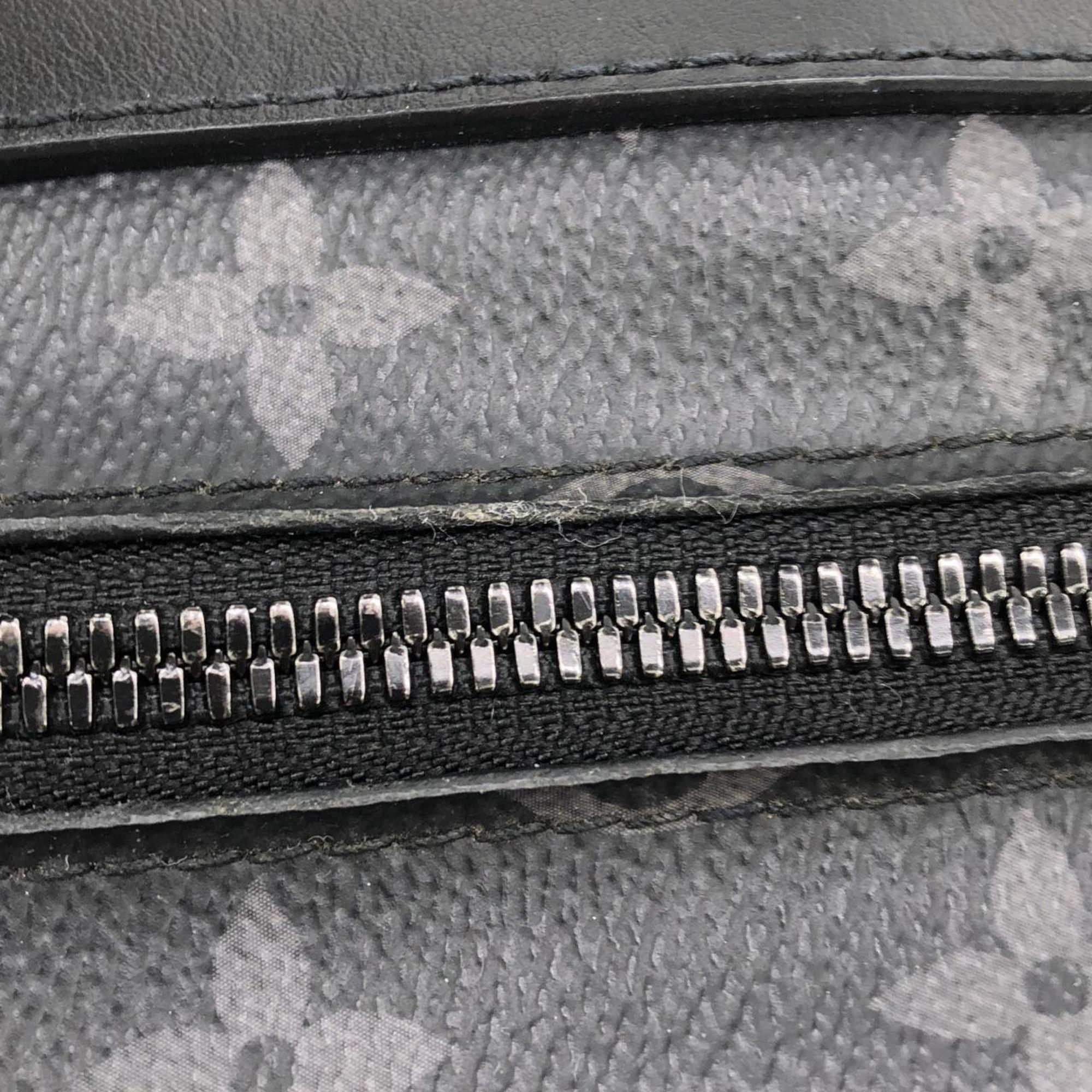 Louis Vuitton Black Coated Canvas Shoulder Bag