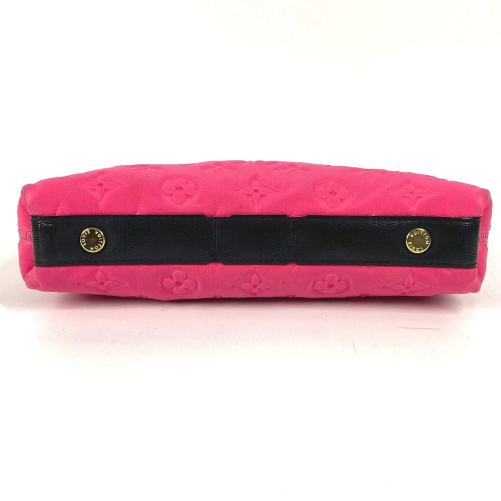 Louis Vuitton Black Galle Monogram Pink Monogram Clutch Bag Pouch