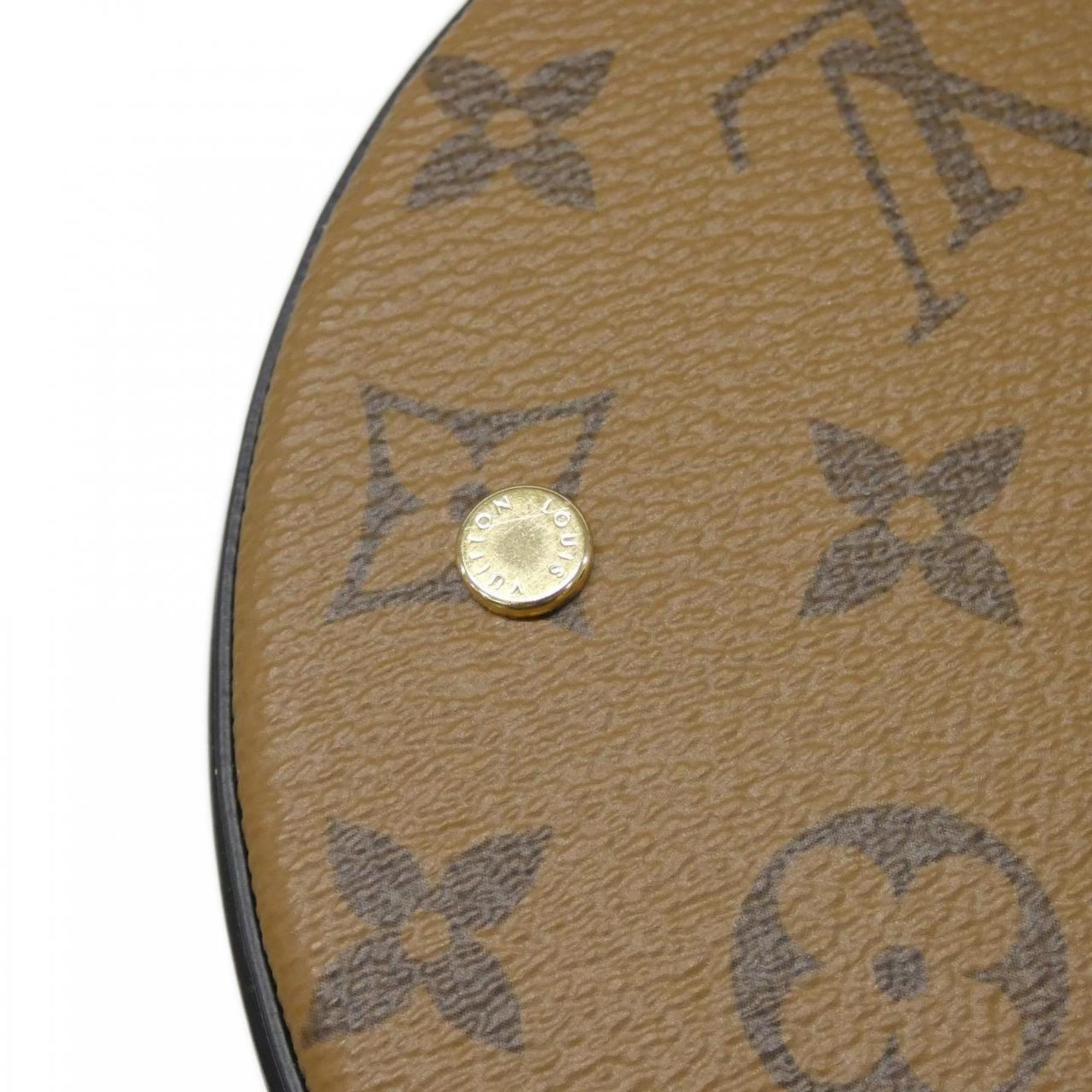 Louis Vuitton Marron Coated Canvas Handbag