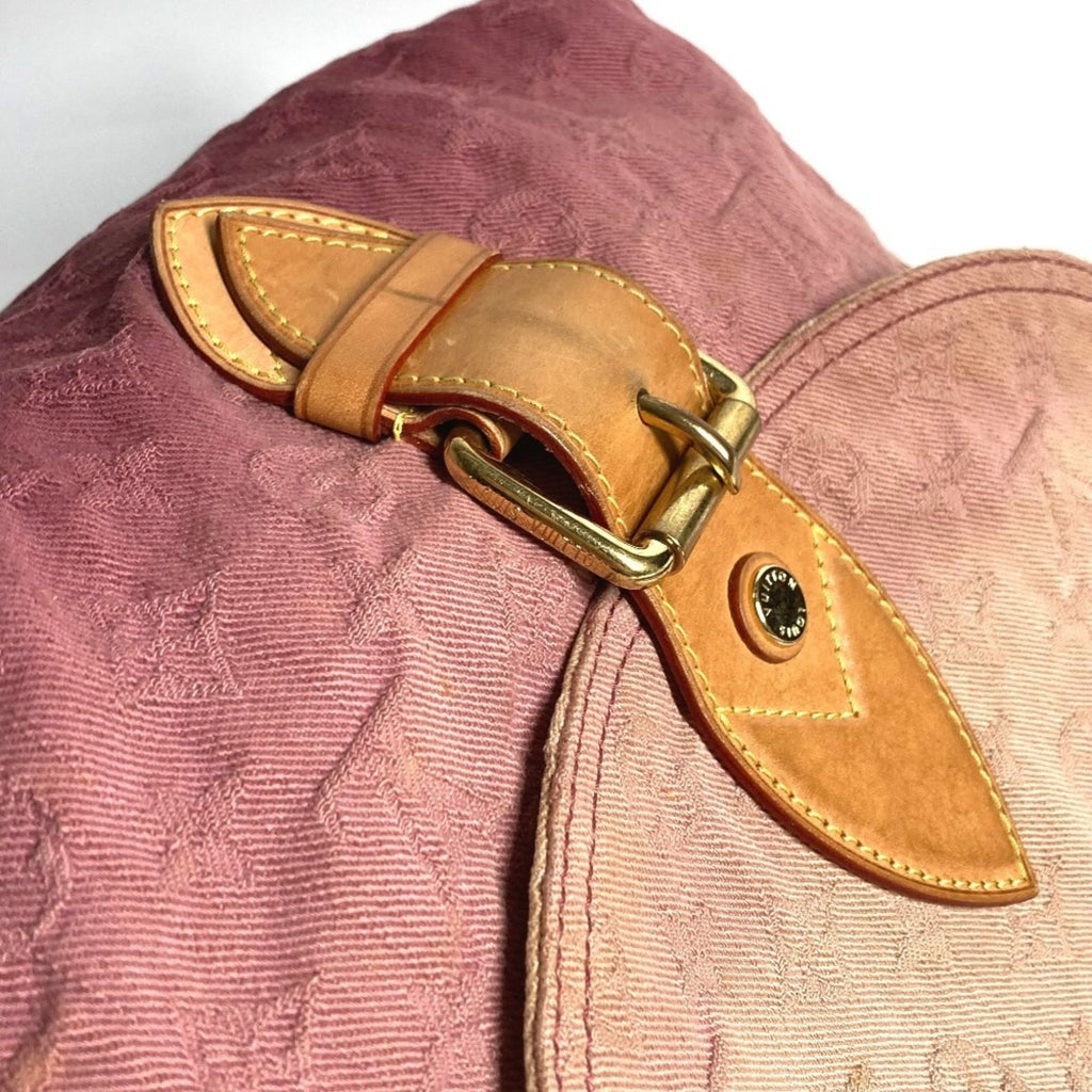 Louis Vuitton Monogram Denim Pink Rouge Fauviste Monogram Denim Shoulder Bag