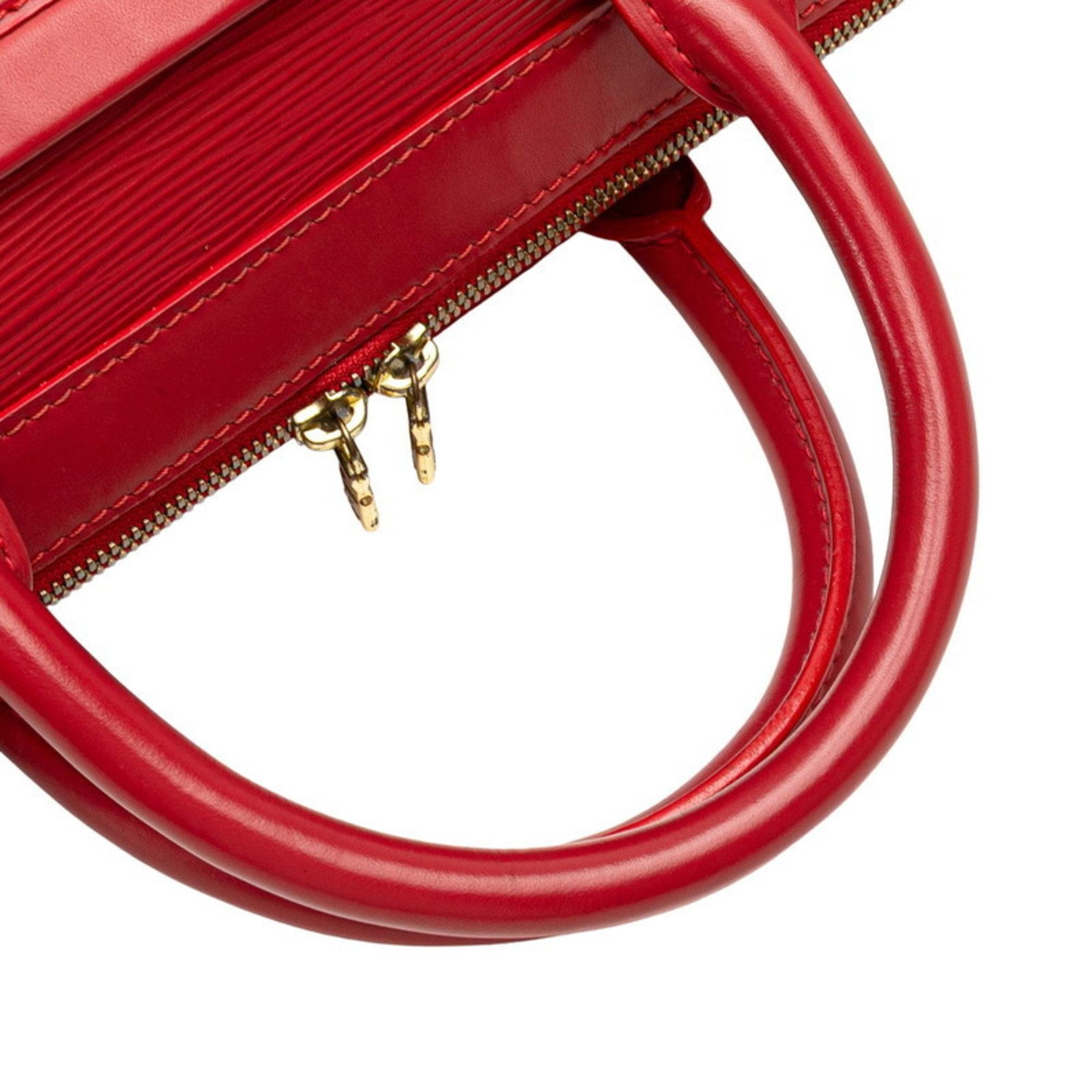 Louis Vuitton Red Color Rouge Leather Handbag Shoulder Bag